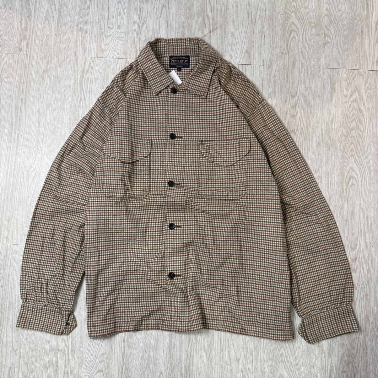 Pendleton PENDLETON woolen mills plaid flannel shirt Size US XL / EU 56 / 4 - 2 Thumbnail