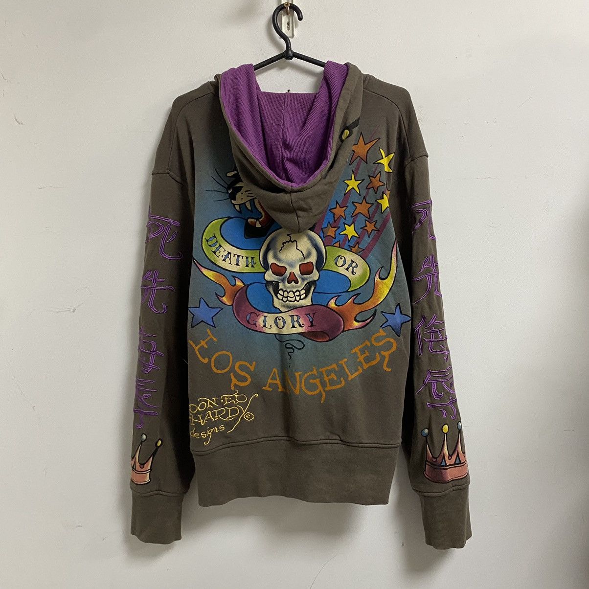 Ed Hardy Vintage Ed Hardy Hoodie Christian Audigier Size US M / EU 48-50 / 2 - 1 Thumbnail