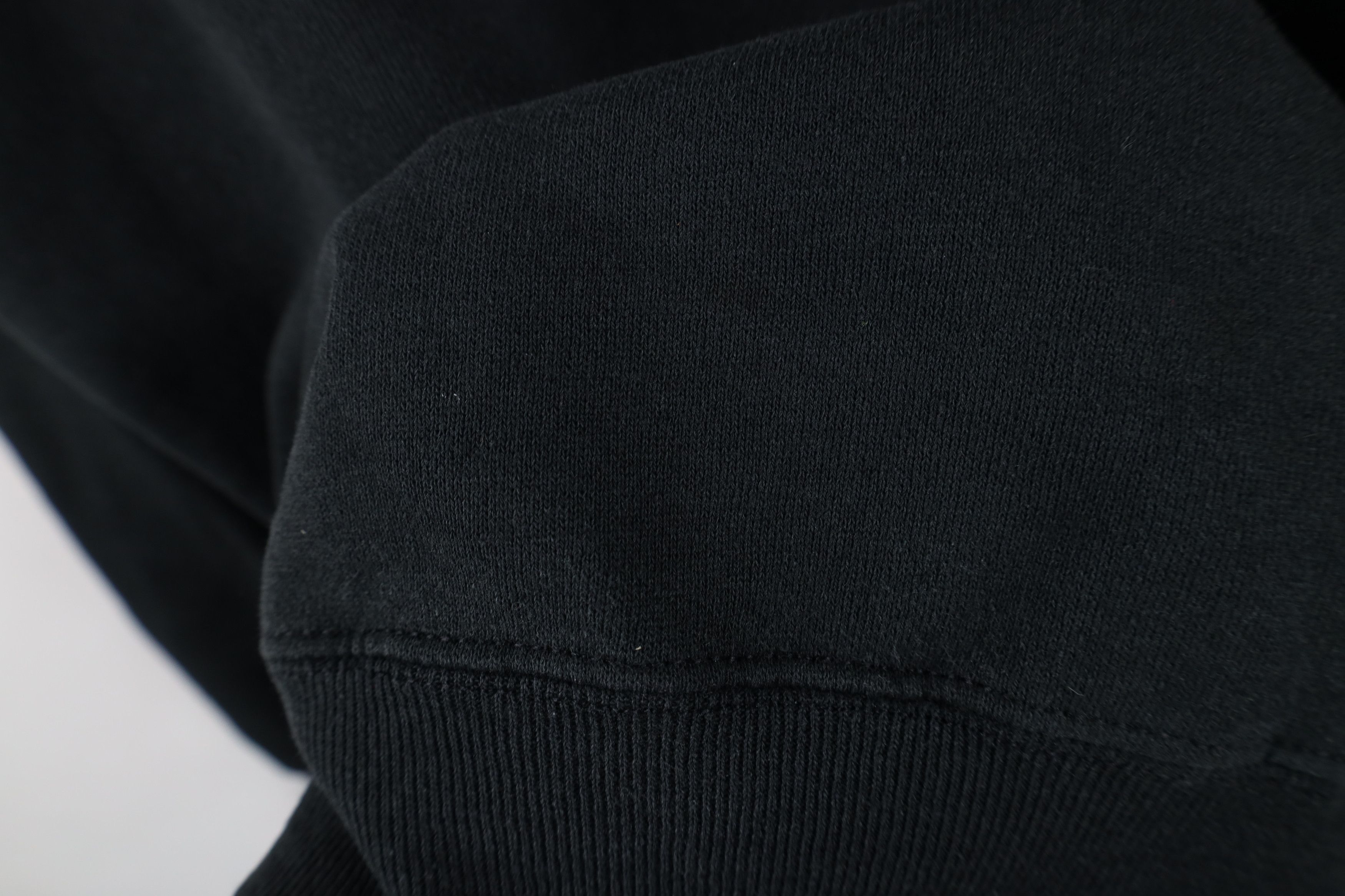 Vintage Vintage 90s Streetwear Blank Crewneck Sweatshirt Black USA Size XXL / US 16-18 / IT 52-54 - 8 Thumbnail