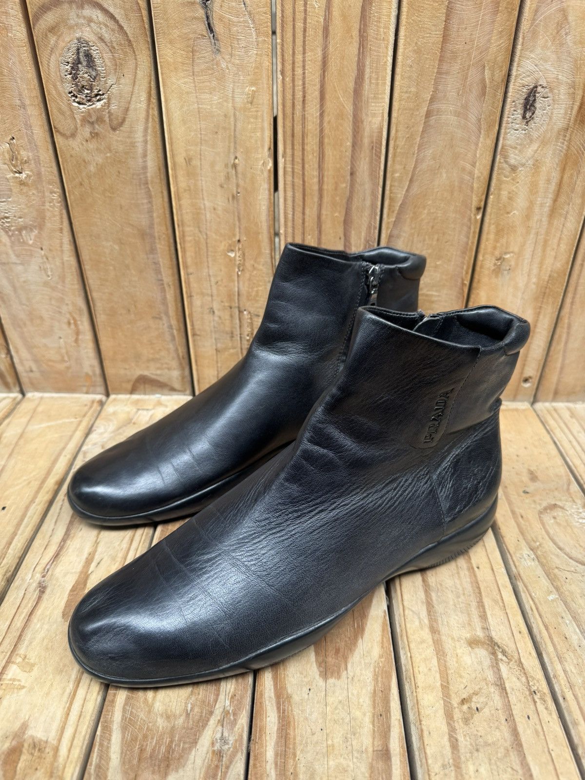 Prada PRADA Sports Black Black Women’s Boots USA 8.5 UK 5.5 Size US 8.5 / IT 38.5 - 10 Thumbnail