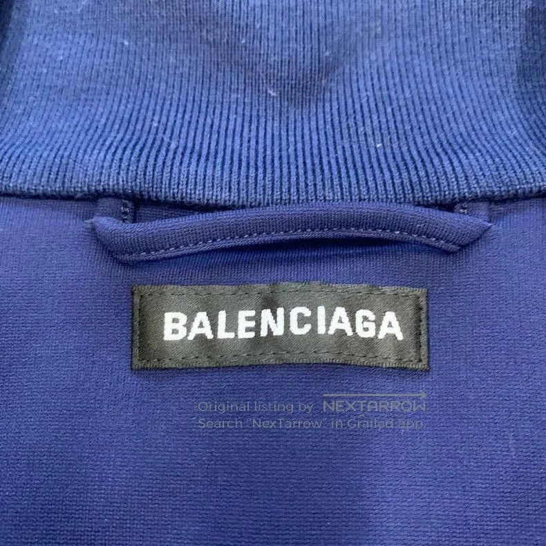 Balenciaga Balenciaga Blue Small Logo Jacket. Size US XL / EU 56 / 4 - 3 Thumbnail