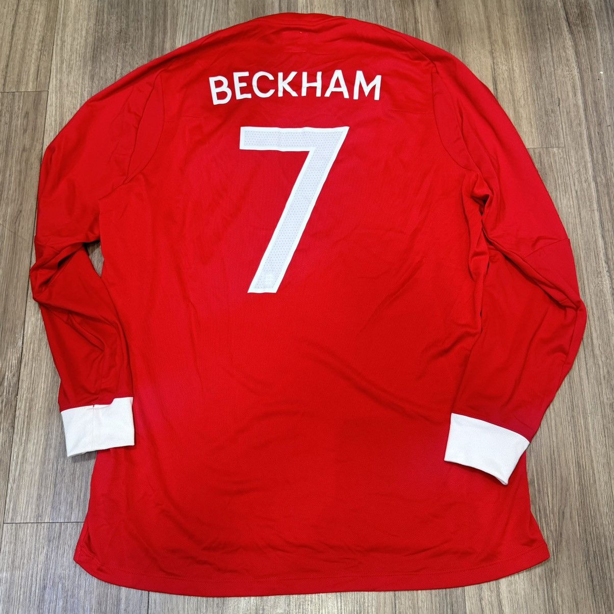 Umbro England 10/11 longsleeves away shirt #7 Beckham Size US XL / EU 56 / 4 - 2 Thumbnail