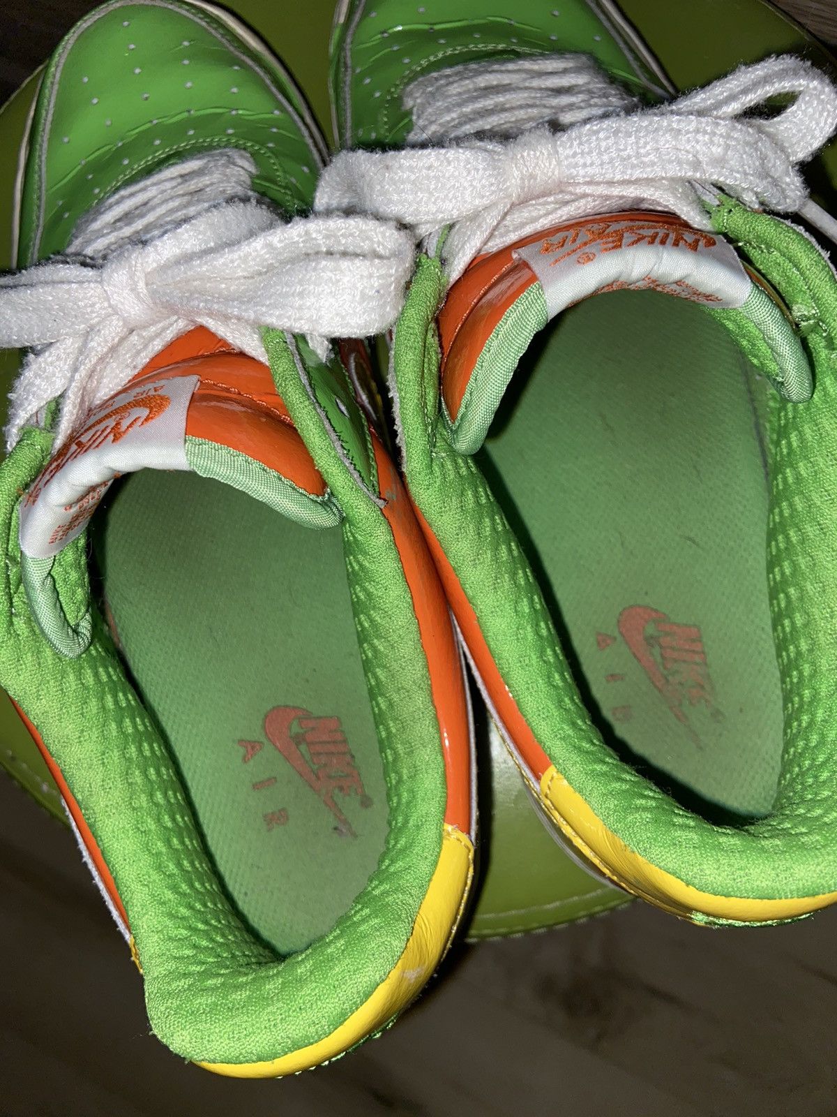 Nike Nike af1 Citrus 2006 Size US 10.5 / EU 43-44 - 6 Thumbnail