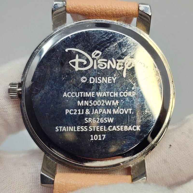 Disney Disney Minnie Mouse Watch Silver Face Rhinestone Bow Size ONE SIZE - 6 Thumbnail