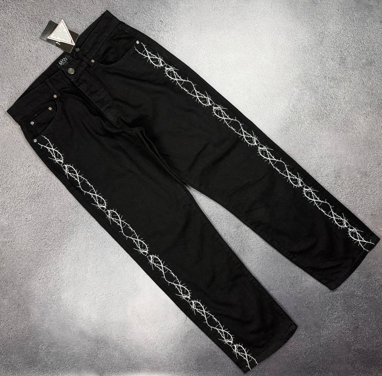 Boohoo Boohoo man black pants Size US 32 / EU 48 - 1 Thumbnail