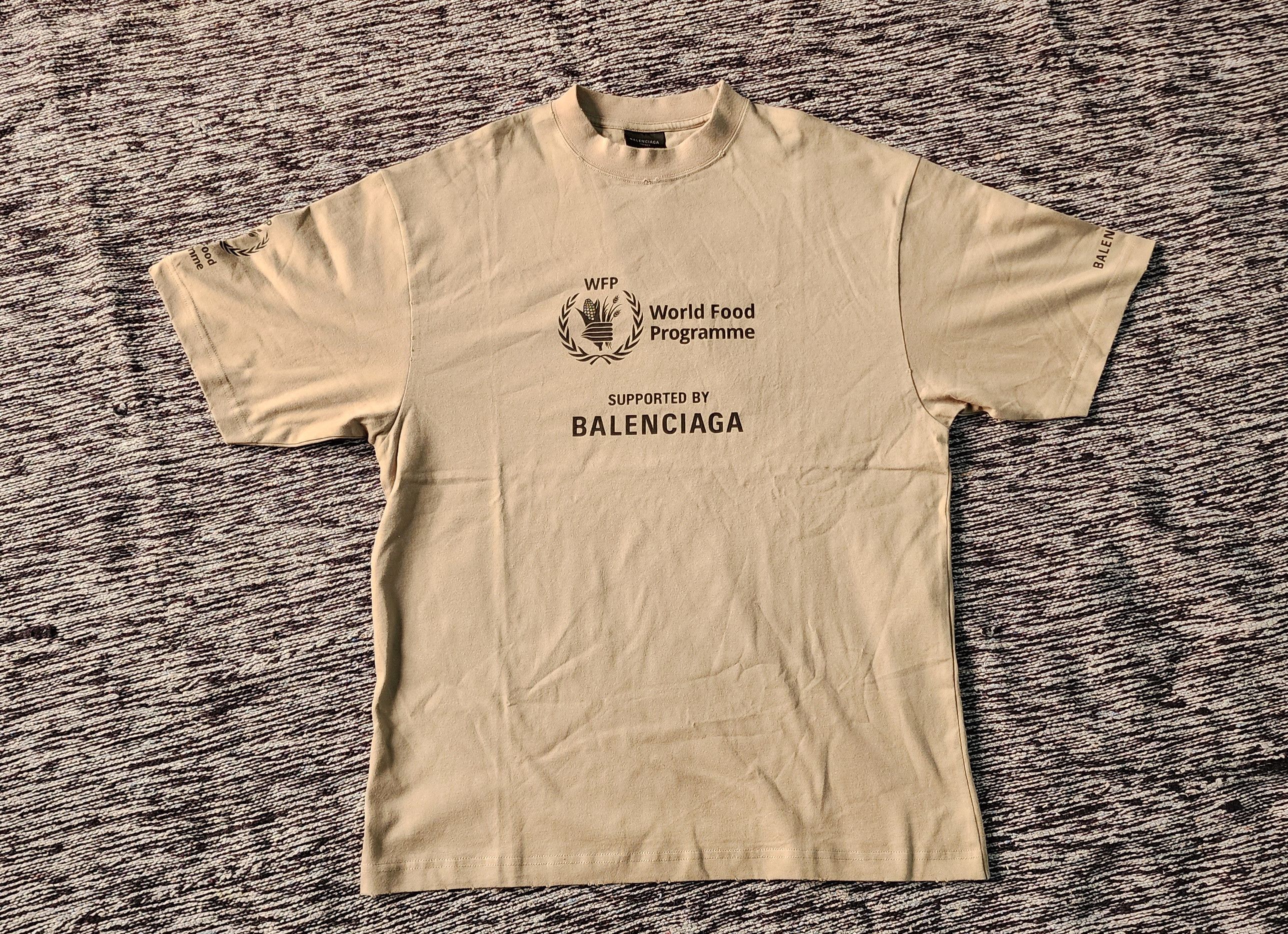 Balenciaga World Food Programme Tee | Grailed