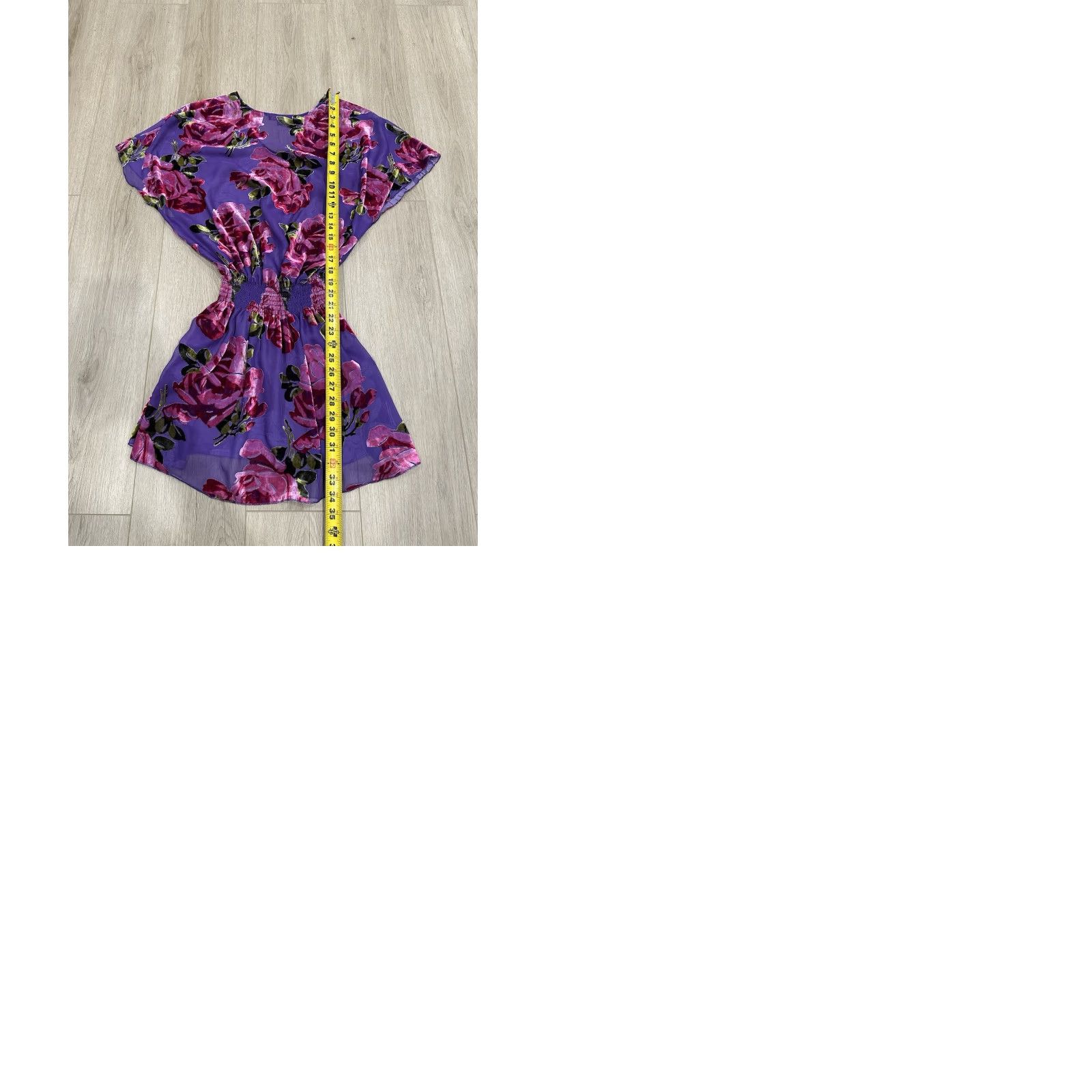 Betsey Johnson VINTAGE Betsey Johnson 90s Purple Pink Floral Velvet Burnout Mini Dress Small Dress Bohemian Womens Size S / US 4 / IT 40 - 9 Thumbnail