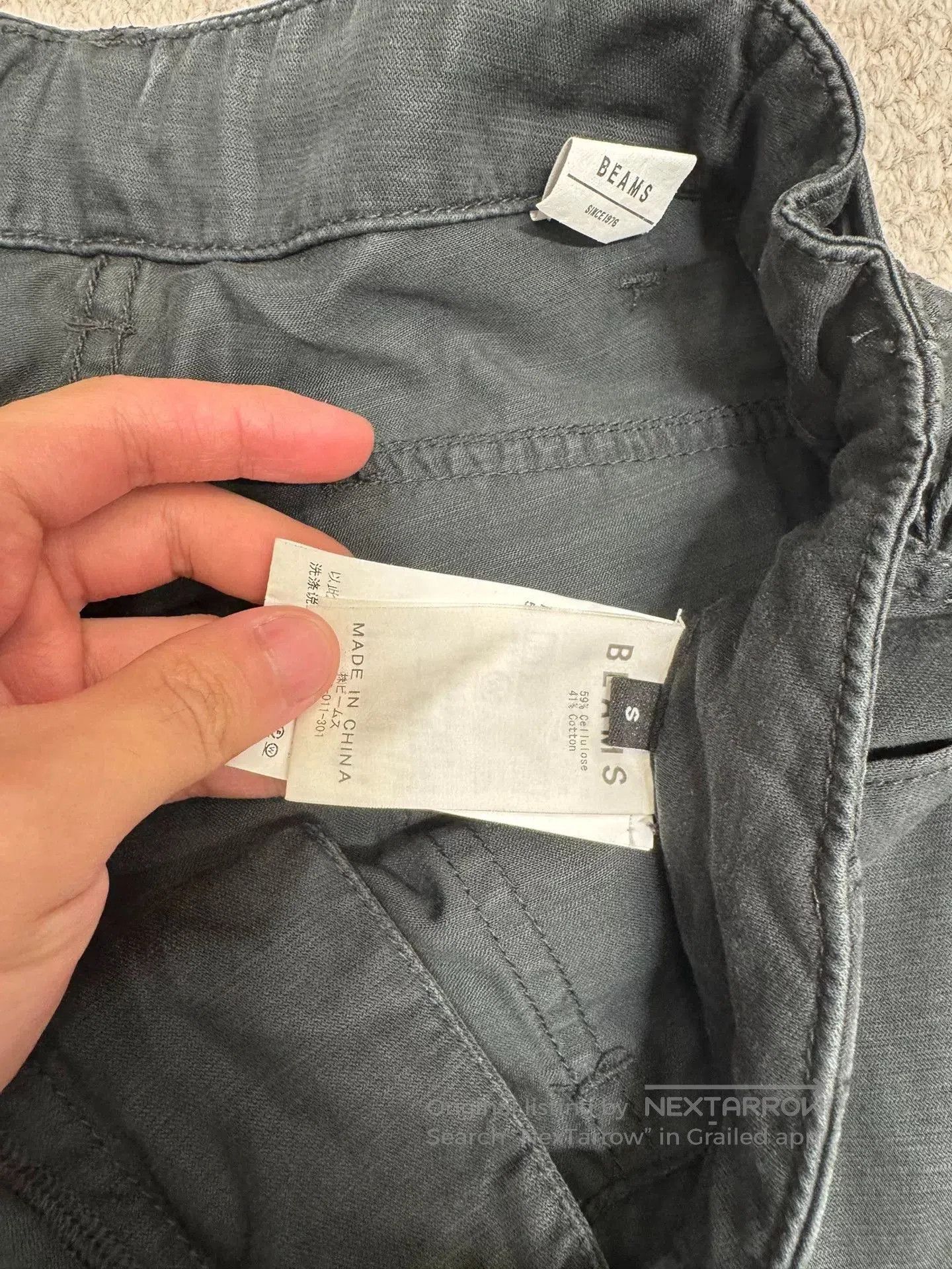 Beams Japan Beams Lightweight Cellulose Cargo Pants. Size US 26 / EU 42 - 4 Thumbnail