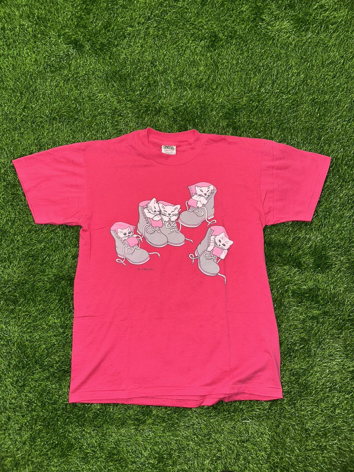 Vintage Vintage Cat Tee Shirt Size Large Size US L / EU 52-54 / 3 - 1 Thumbnail