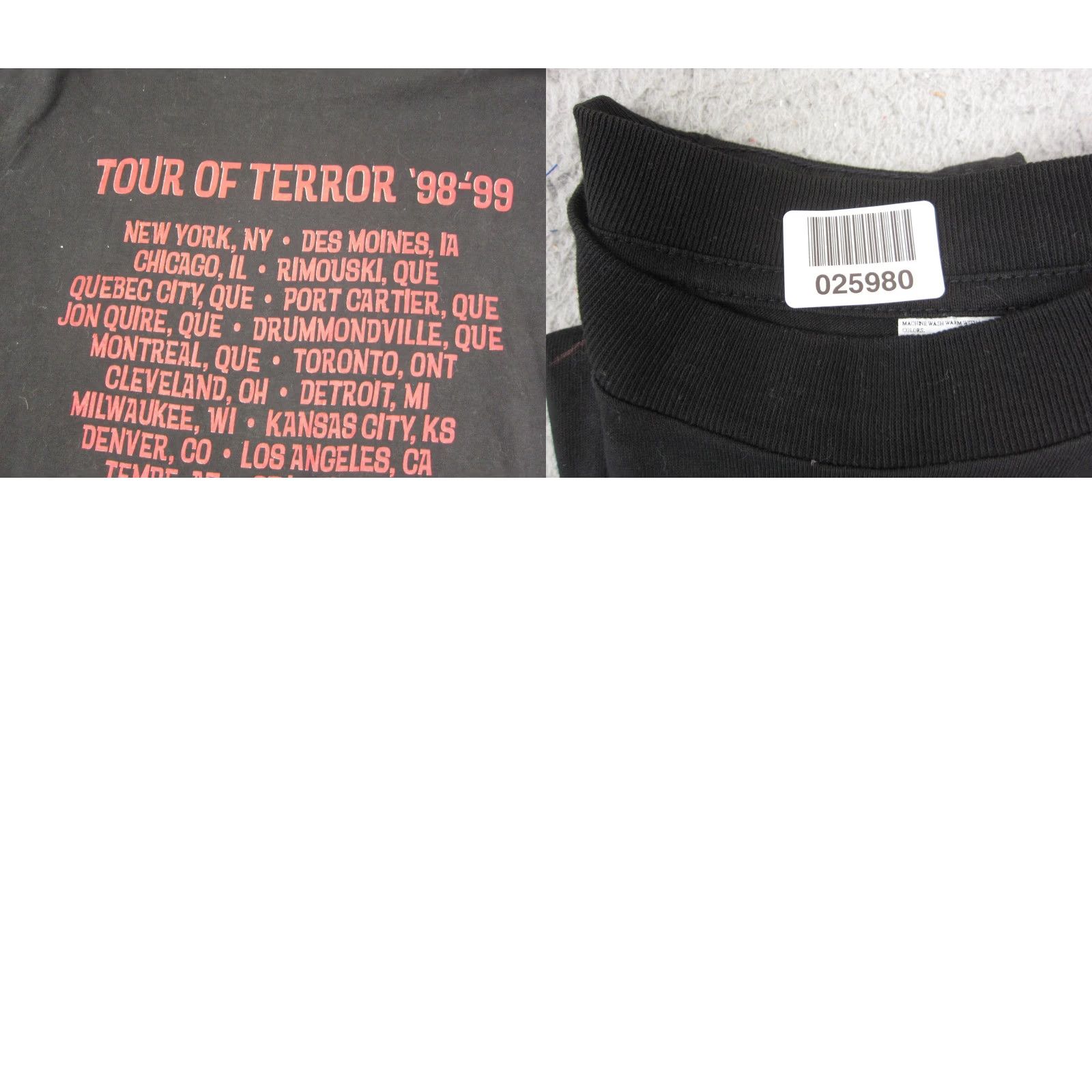 Vintage VINTAGE Anthrax Shirt Mens Large Black Tour of Terror 90s Metal Band Tour Tee 8 Size US L / EU 52-54 / 3 - 10 Thumbnail