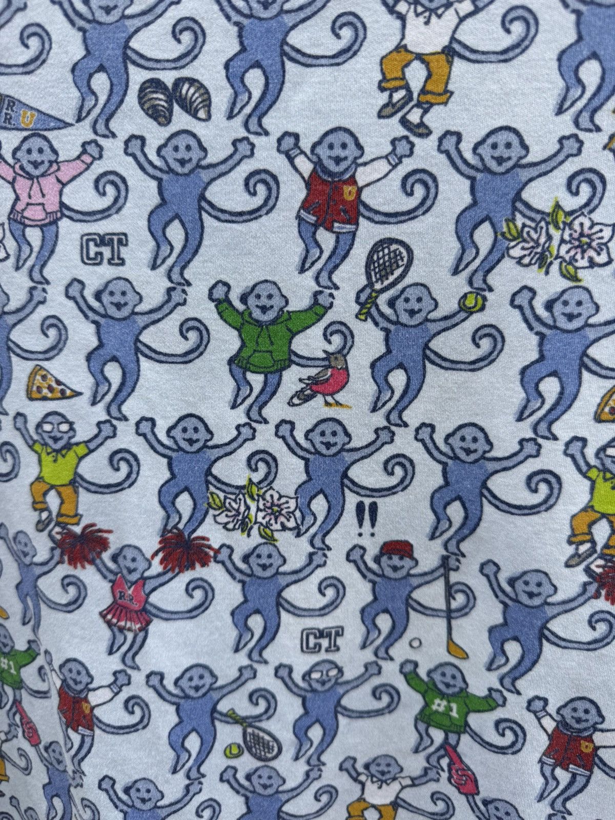 Other Roller Rabbit CT Greenwich Monkey Polo Pajama Top Limited Size S / US 4 / IT 40 - 7 Thumbnail