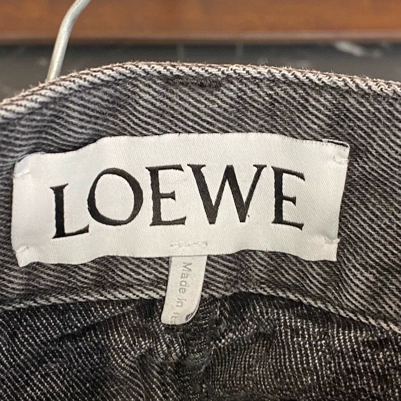 Loewe LOEWE Gray embroidered logo jeans Size 42" / US 20 - 3 Thumbnail