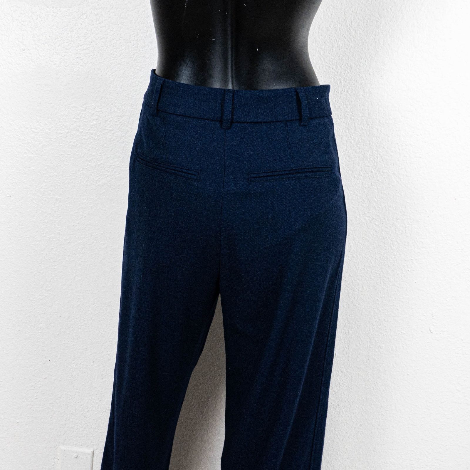 ME+EM ME+EM Pleat Front Pant Italian wool Deep indigo blue 6UK 2US Size 26" / US 2 / IT 38 - 12 Thumbnail