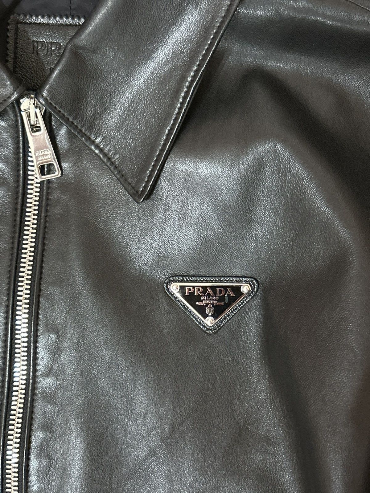 Prada Prada jacket in Nappa leather. Size S / US 4 / IT 40 - 2 Thumbnail