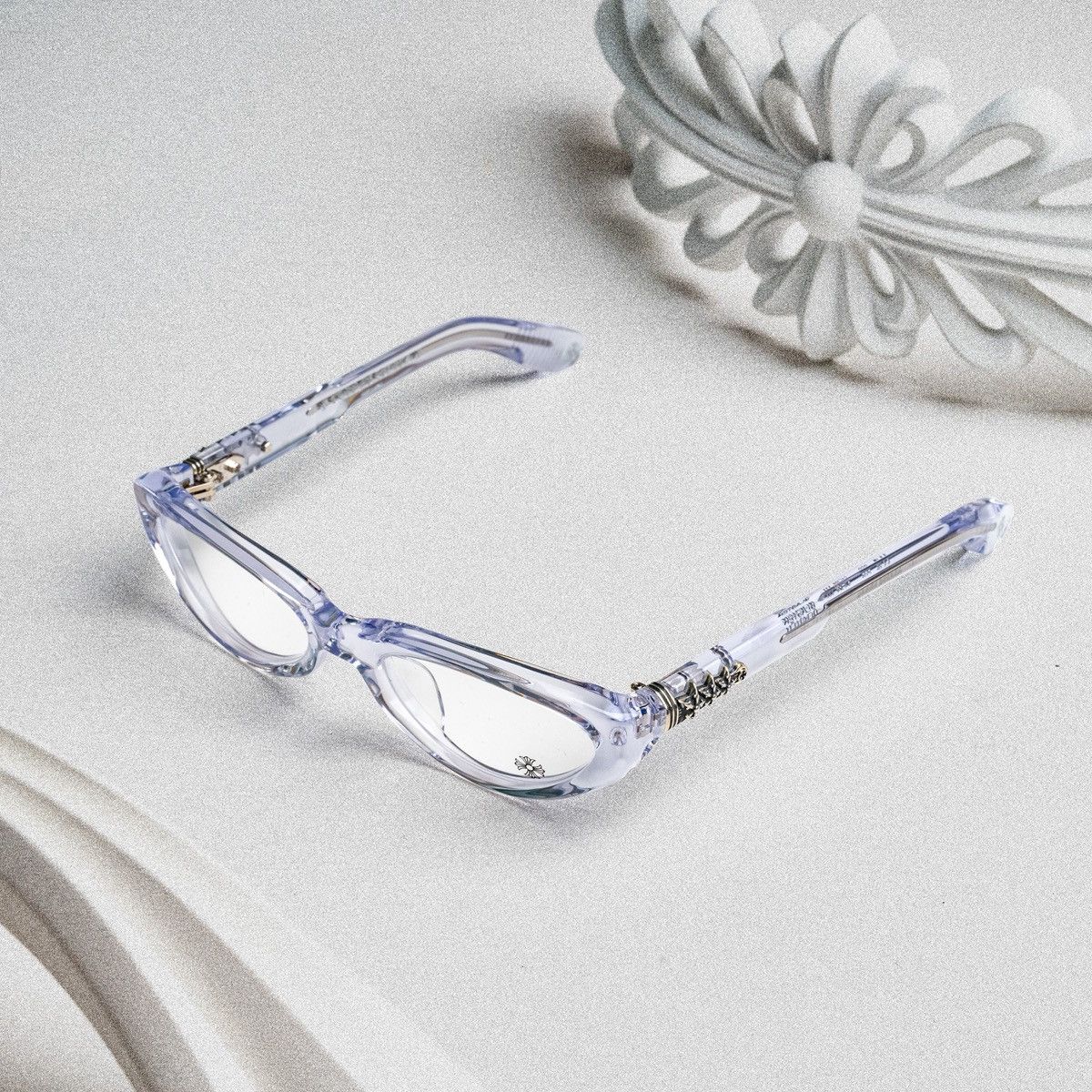 Chrome Hearts CHROME HEARTS BLASTER PERIWINKLE GLASSES Size ONE SIZE - 2 Thumbnail