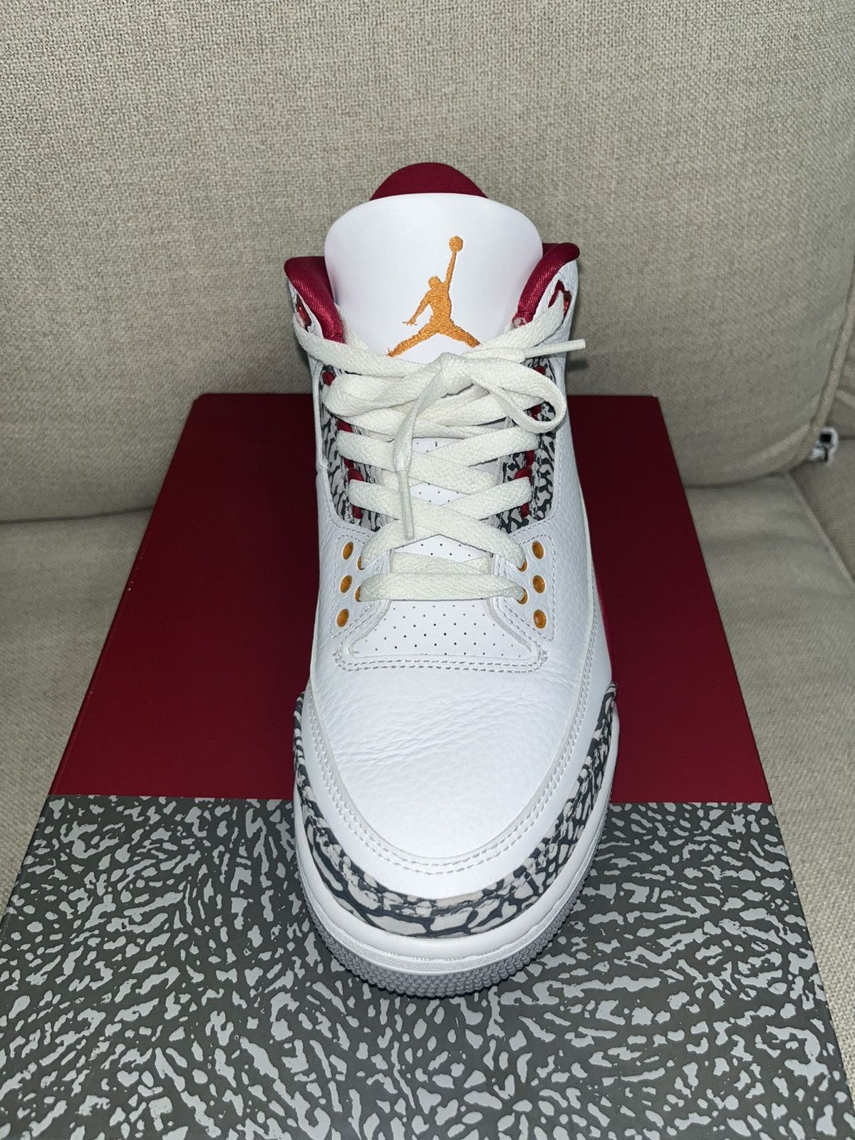 Jordan Brand × Nike JORDAN 3 [CARDINAL RED] Size US 9 / EU 42 - 4 Thumbnail