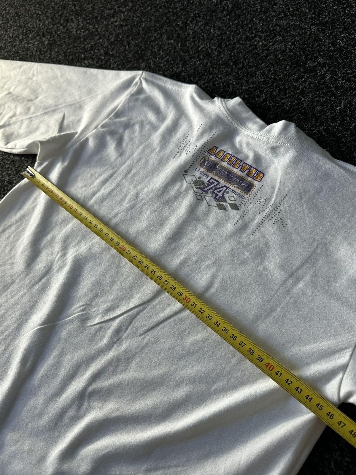 Quiksilver × Vintage 🚨Vintage 90s Big Logo QUIKSILVER AG WHITE longsleeve Y2K Size US S / EU 44-46 / 1 - 9 Thumbnail