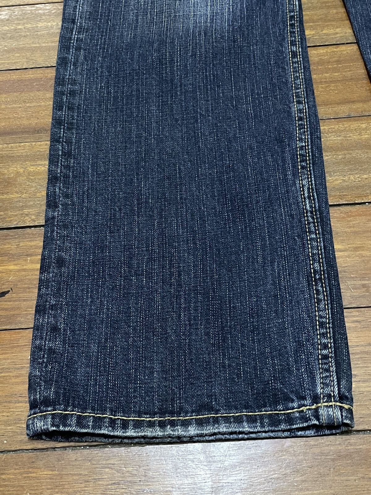 If Six Was Nine Very Rare Vintage Japanese Brand Dragon Sukajan Jeans 1990s Size US 29 - 5 Thumbnail