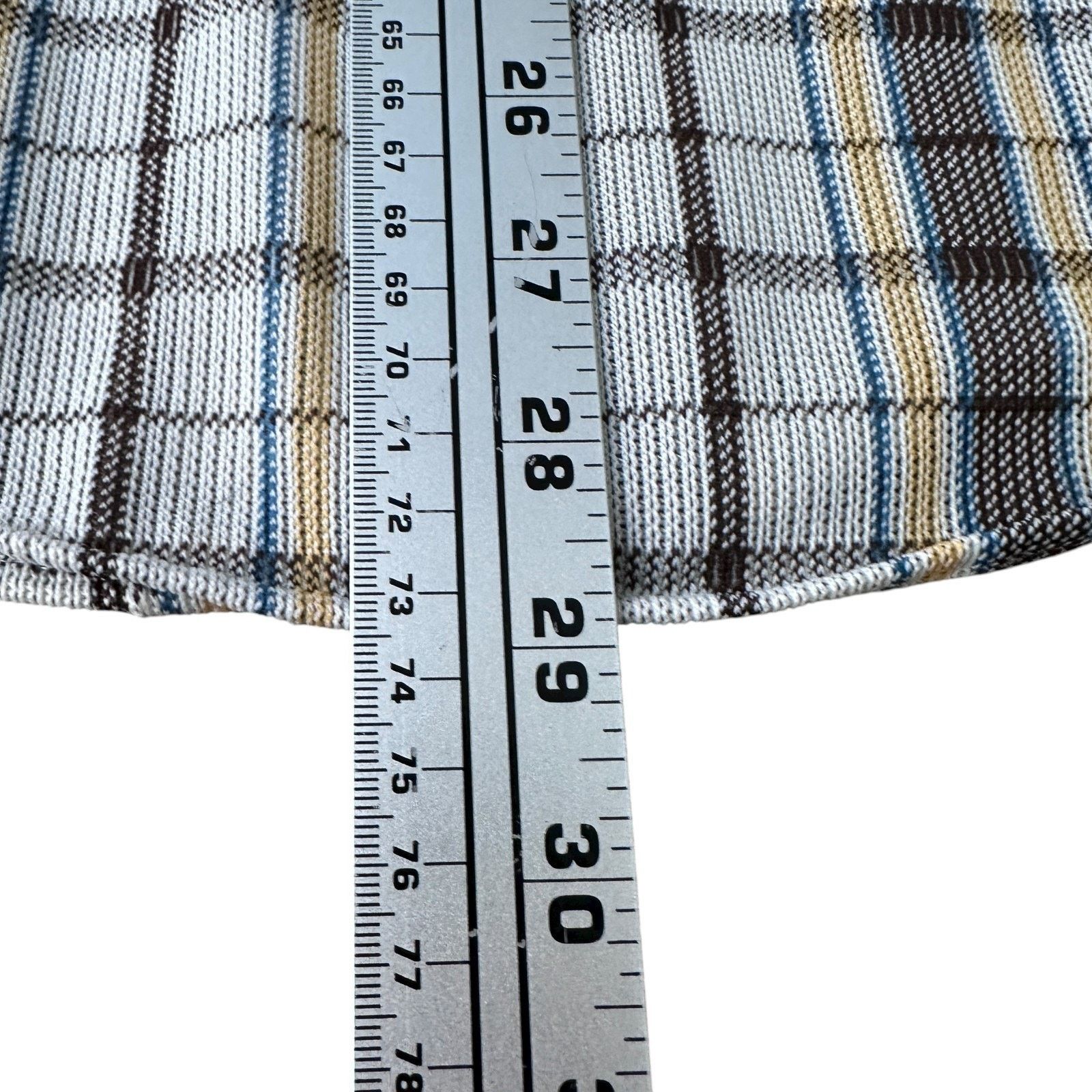 Other VTG BVD XKE Disco Shirt Mens Large Multi Plaid Collar Button Size US L / EU 52-54 / 3 - 9 Thumbnail