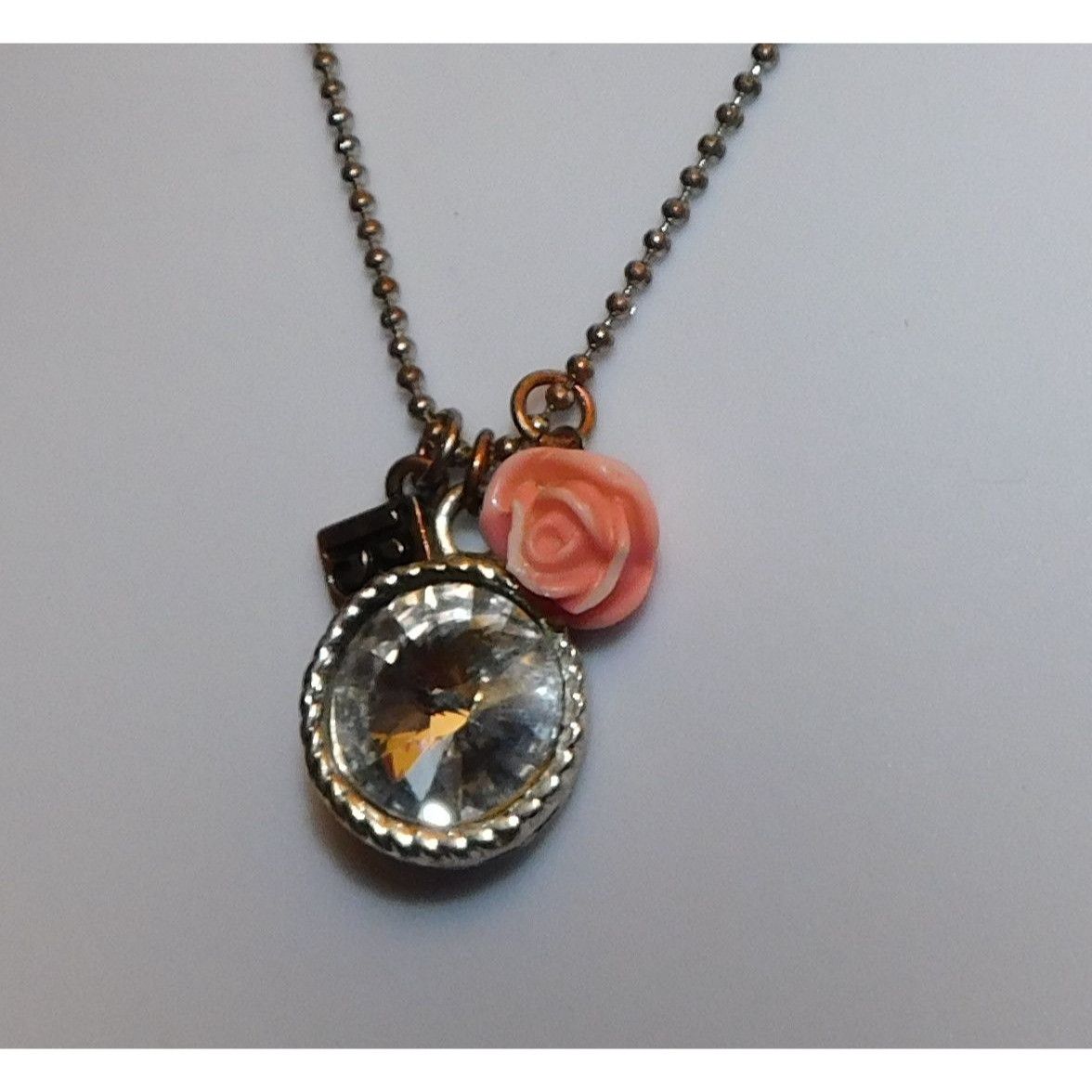 Other Pink Rose Best Friend Necklace Size ONE SIZE - 5 Thumbnail