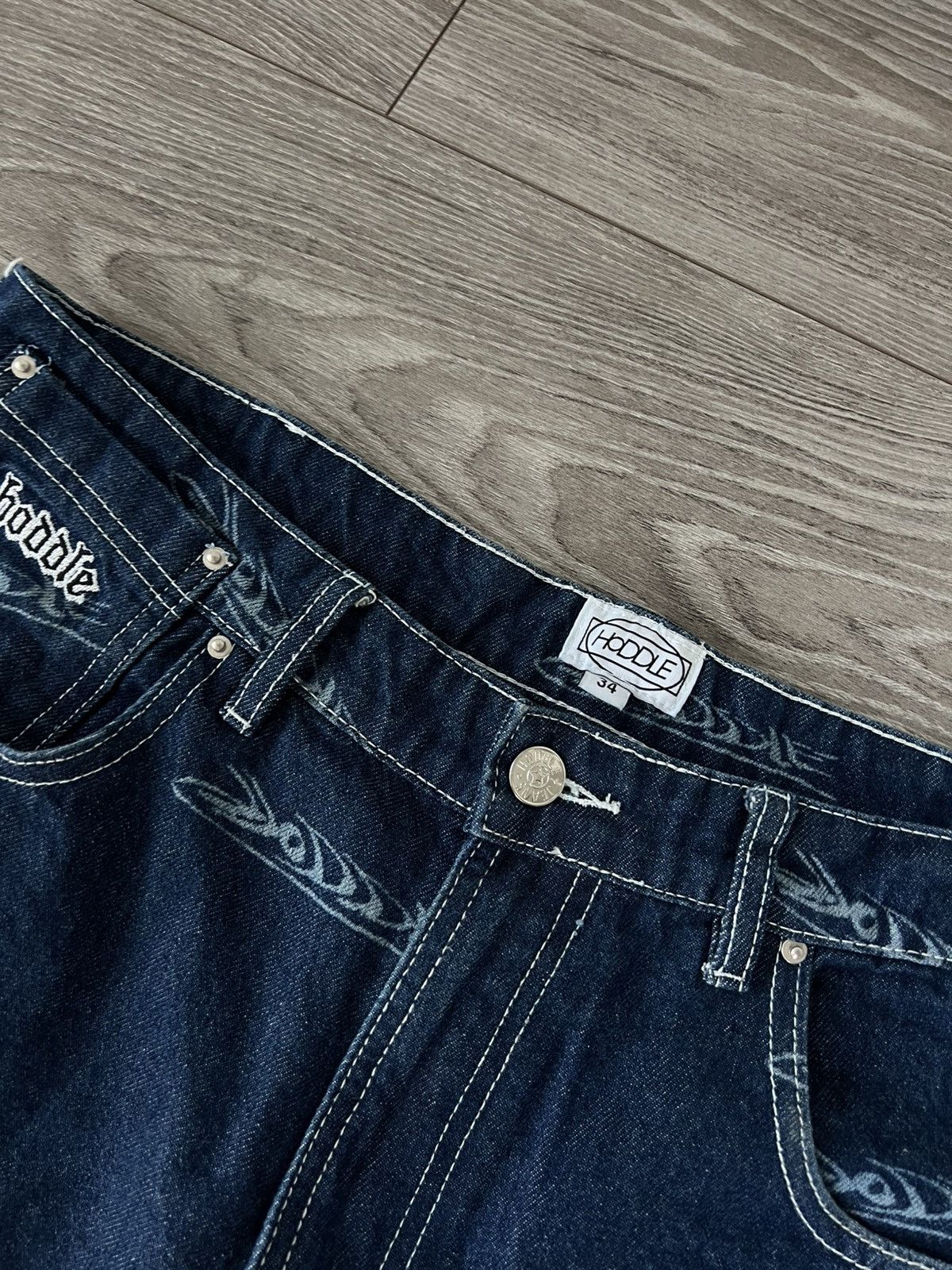 Hoddle Hoddle 12 Ounce Single Knee Carpenter Denim Ranger Jeans Size US 34 / EU 50 - 13 Thumbnail