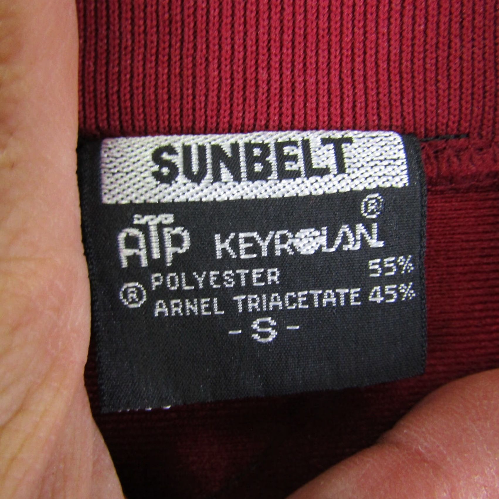 Vintage Vintage Sunbelt ATP Keyrolan Jacket Mens Small Red Track Suit Coat Full Zip 80s Size 36R - 7 Thumbnail