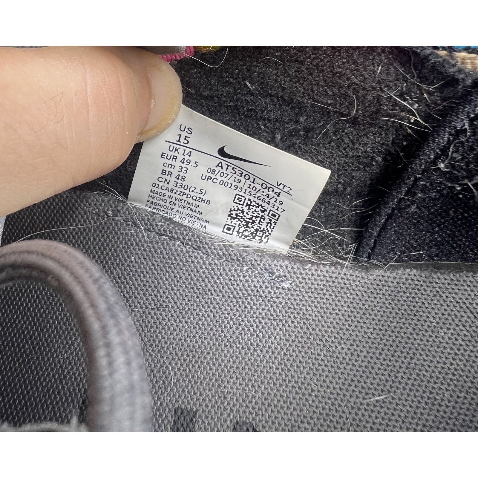 Nike Nike React Sertu The10th Gray Athletic Sneakers Men Size 15 Size US 15 / EU 48 - 7 Thumbnail