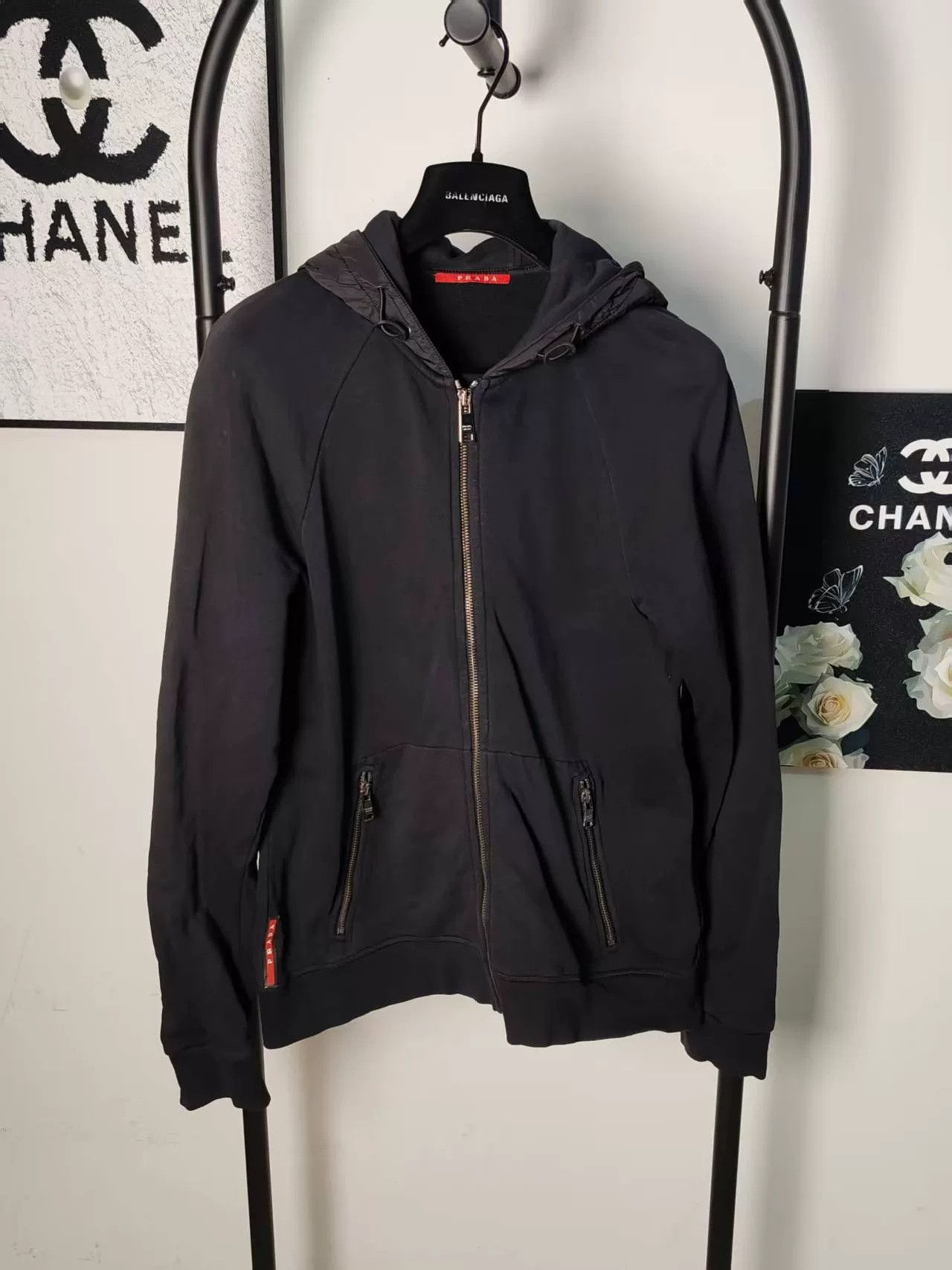 Prada PRADA Nylon Zip Up Jacket Art SGA638 | Grailed