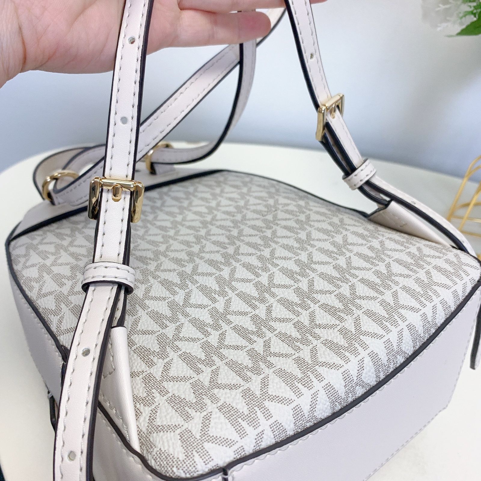 Michael Kors Michael Kors 35T2G8TB1B Jaycee Mini Plain Leather Backpacks Size ONE SIZE - 8 Thumbnail