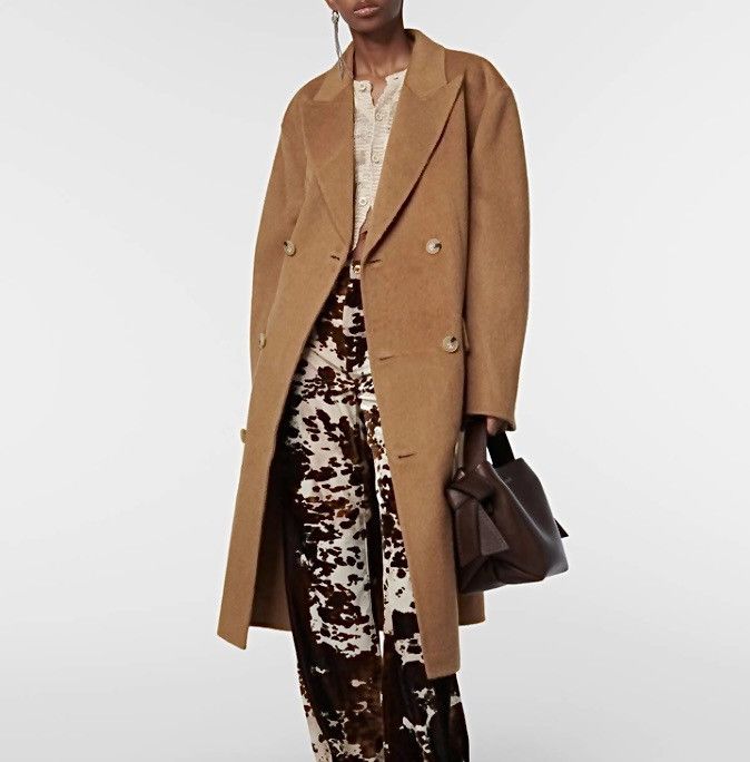 Acne Studios Acne Studios: Alpaca/ Wool Coat - Camel Size L / US 10 / IT 46 - 15 Thumbnail