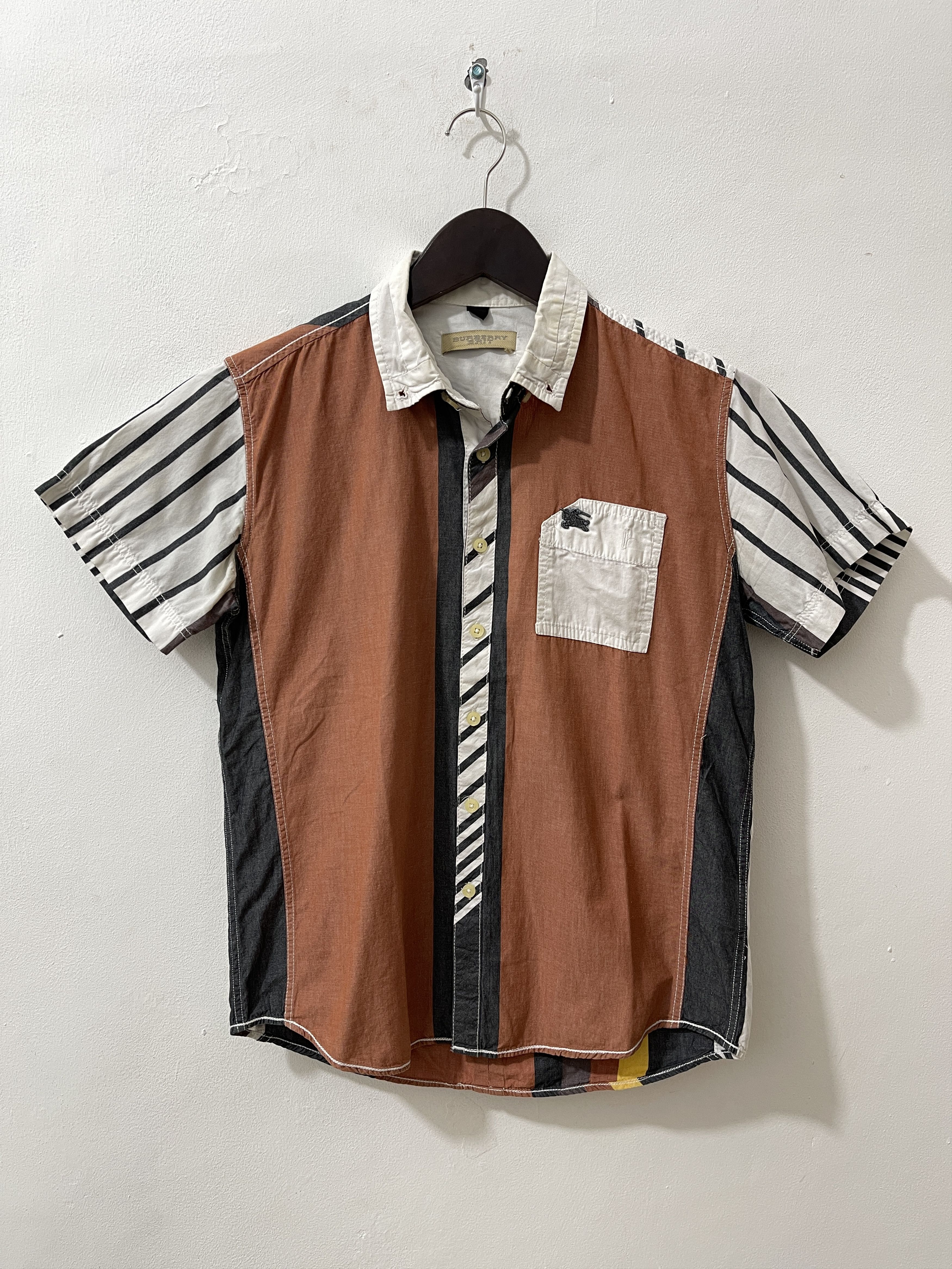 Burberry Vintage Burberry Brit Bold Stripes Shirts Size US M / EU 48-50 / 2 - 1 Thumbnail