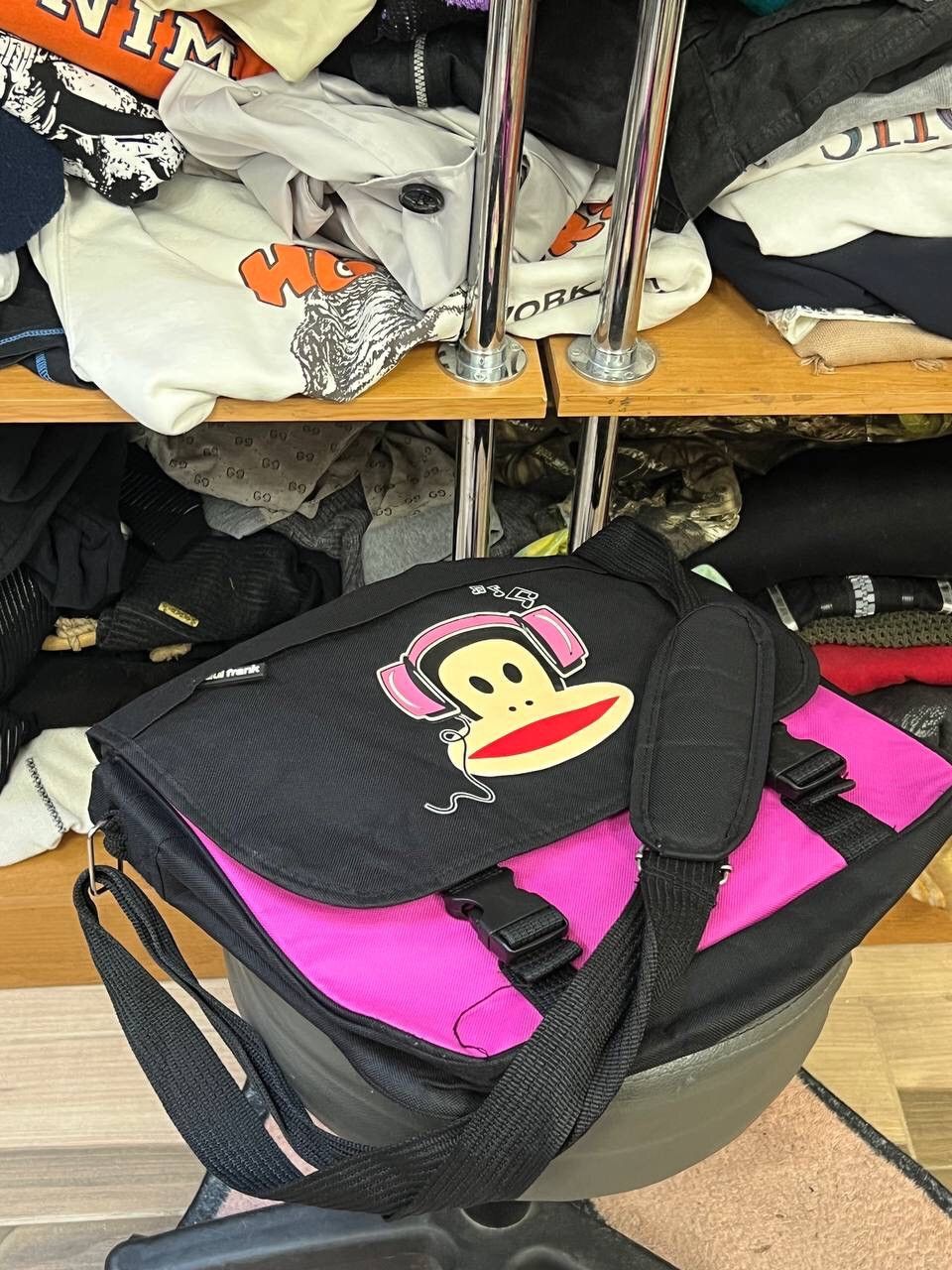 Paul Frank Vintage Y2K Unique Archival Crossbody Bag, Men's