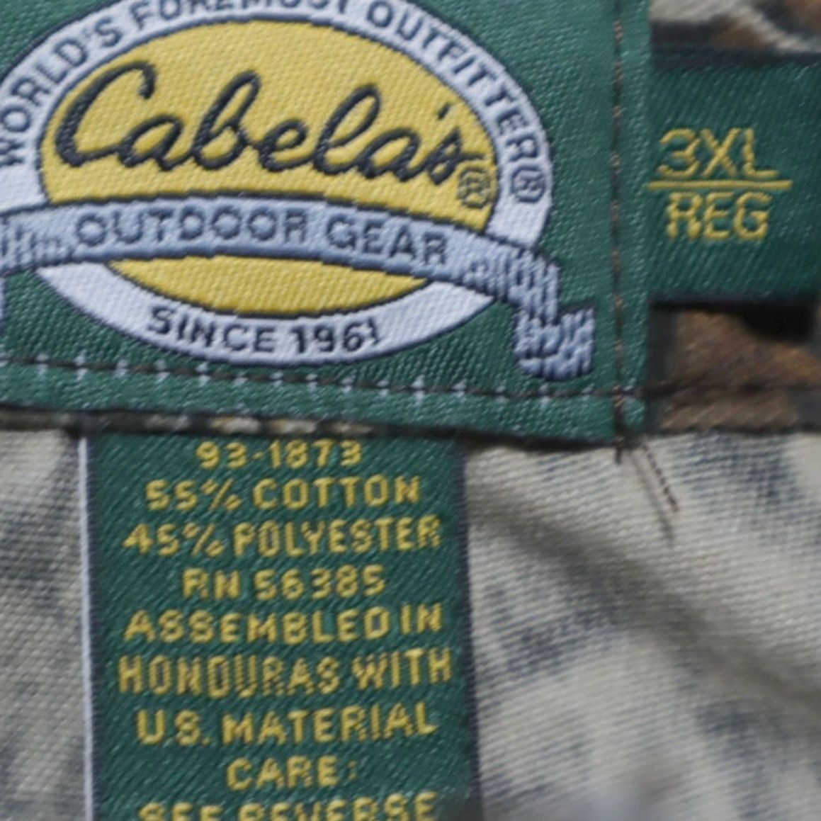 Vintage Cabelas Seclusion 3D Hunting Cotton Blend Khaki Cargo Pants Men’s 3XL Size US 39 - 5 Thumbnail