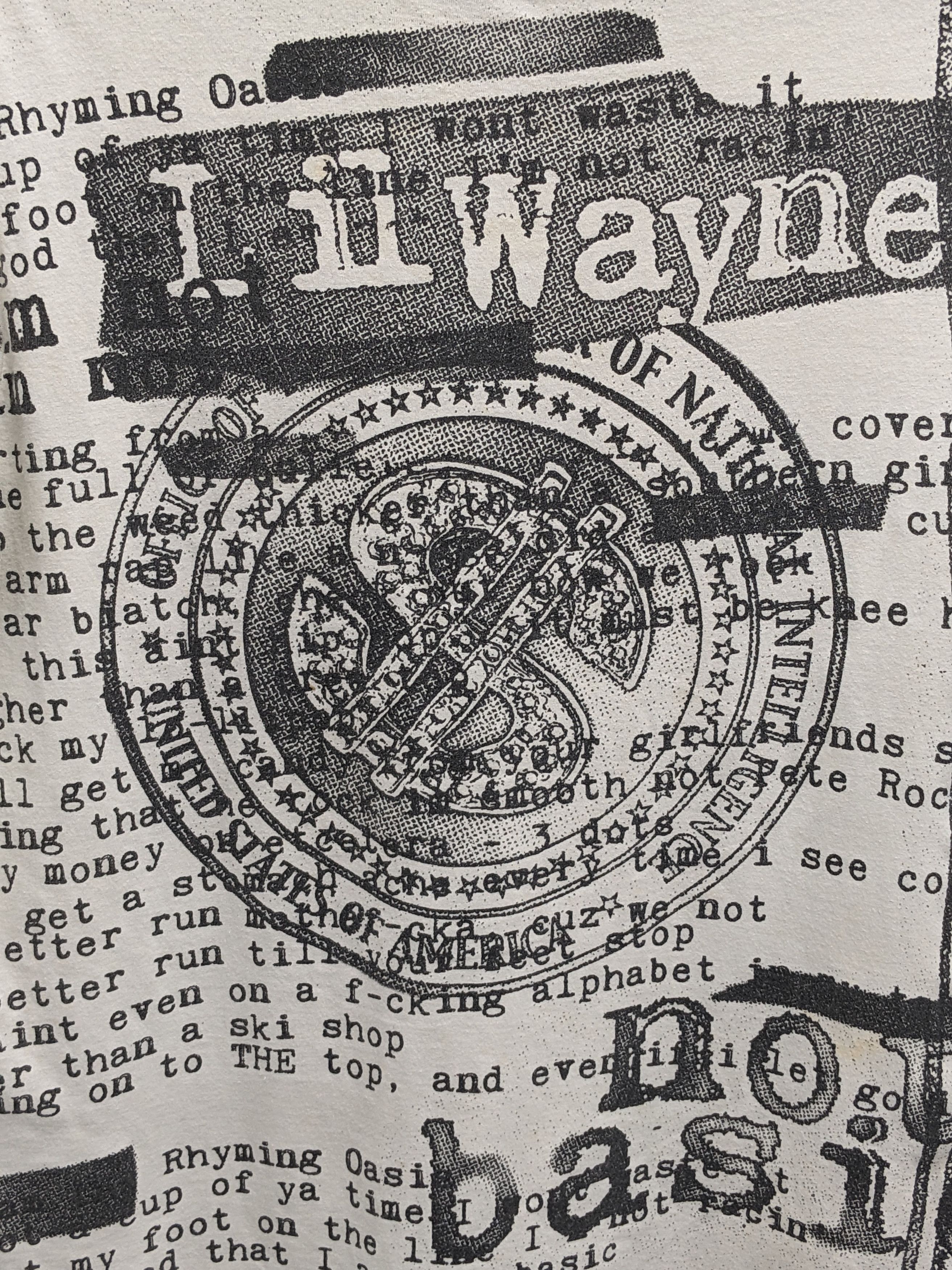 Rap Tees Vintage American Rapper Lil Wayne Band Tees Rap Tshirt Size US L / EU 52-54 / 3 - 5 Thumbnail