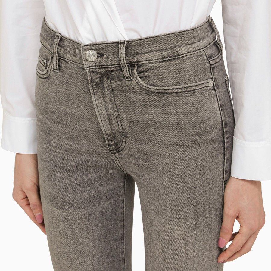 Frame o1d2blof0824 Denim Flared Jeans in Grey Size 30" / US 8 / IT 44 - 5 Thumbnail