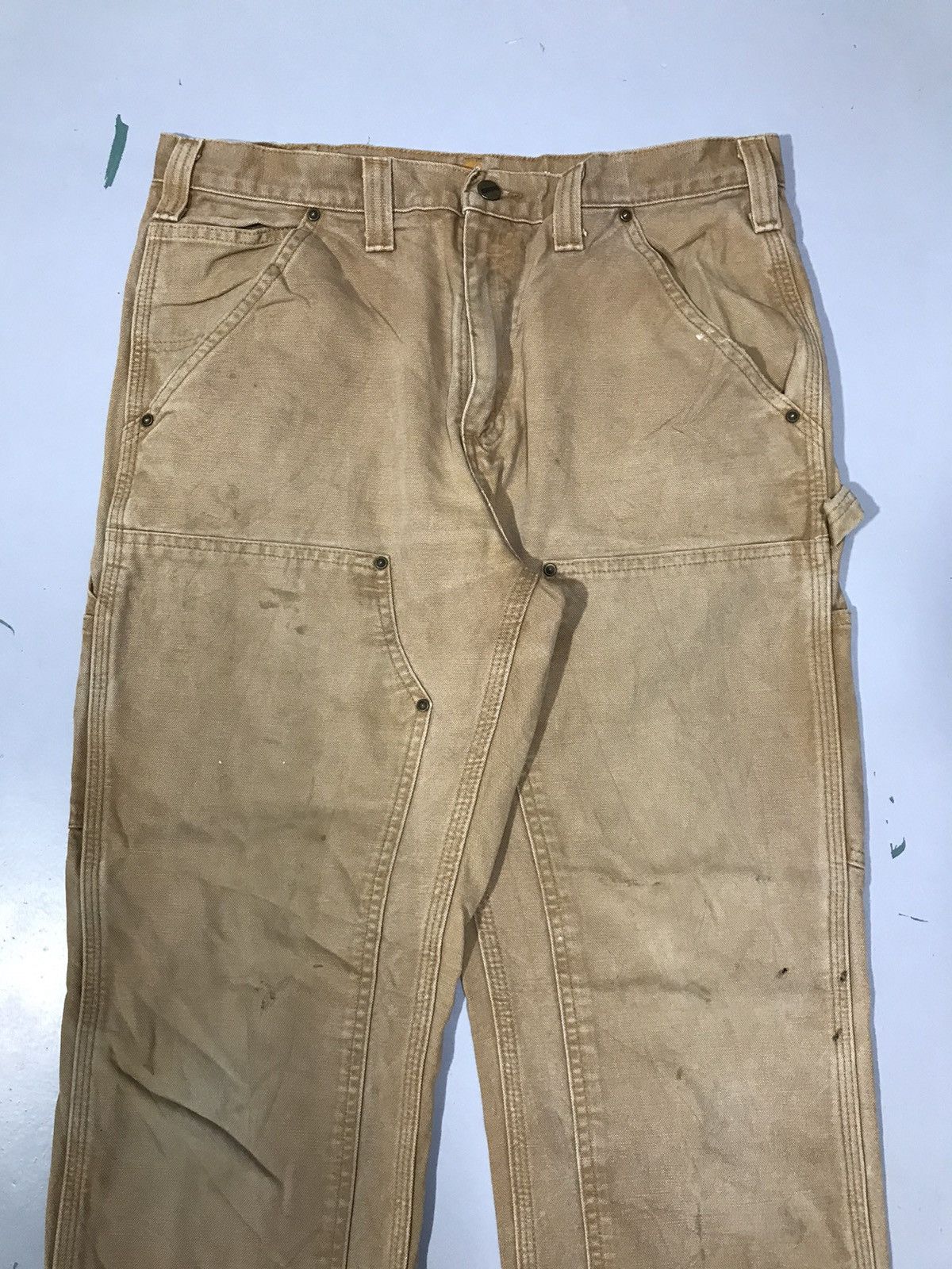 Carhartt Vintage Carhartt faded double knee workwear Size US 34 / EU 50 - 5 Thumbnail