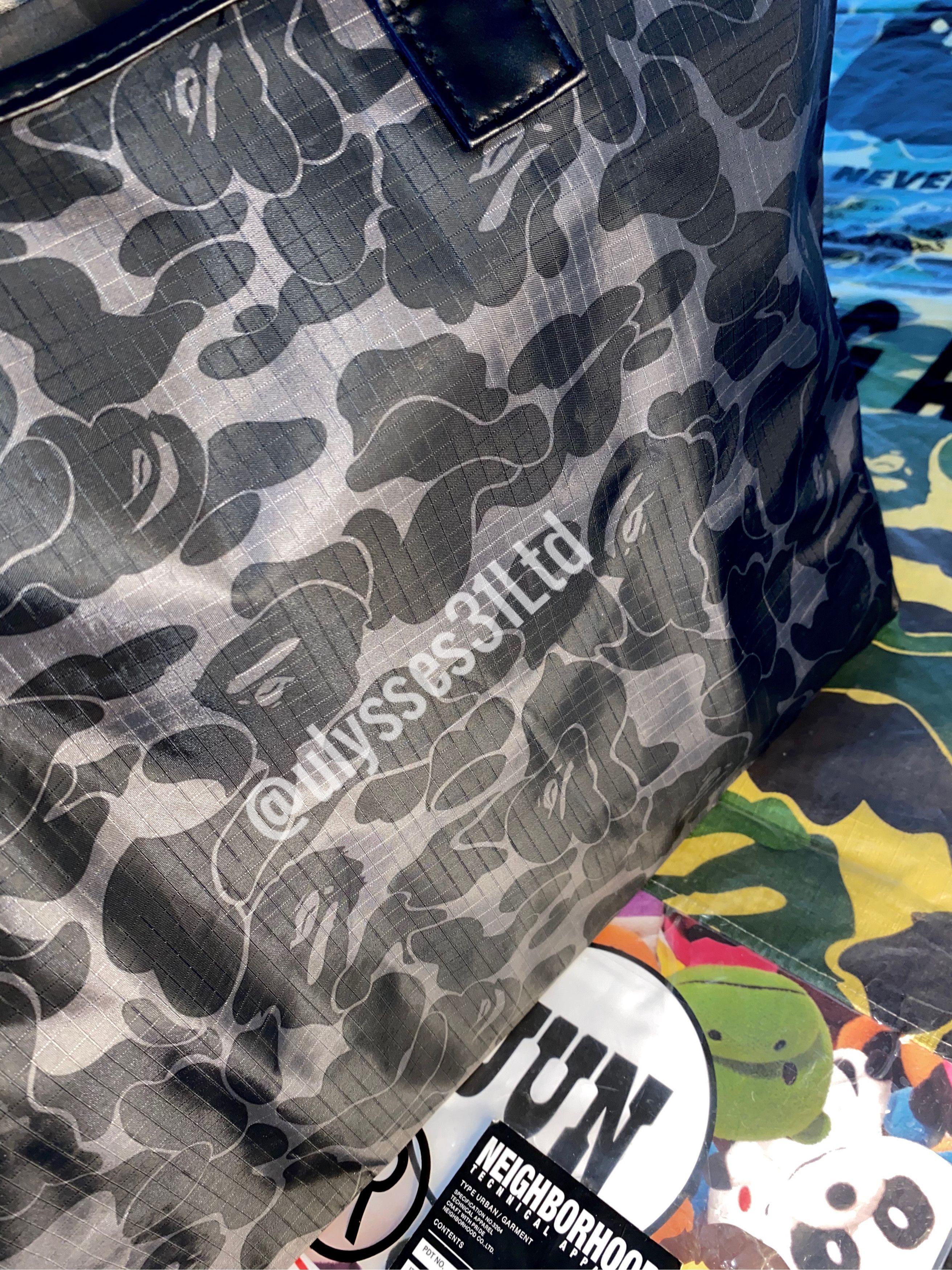 Bape Bape Leather Handle Tote Size ONE SIZE - 4 Thumbnail