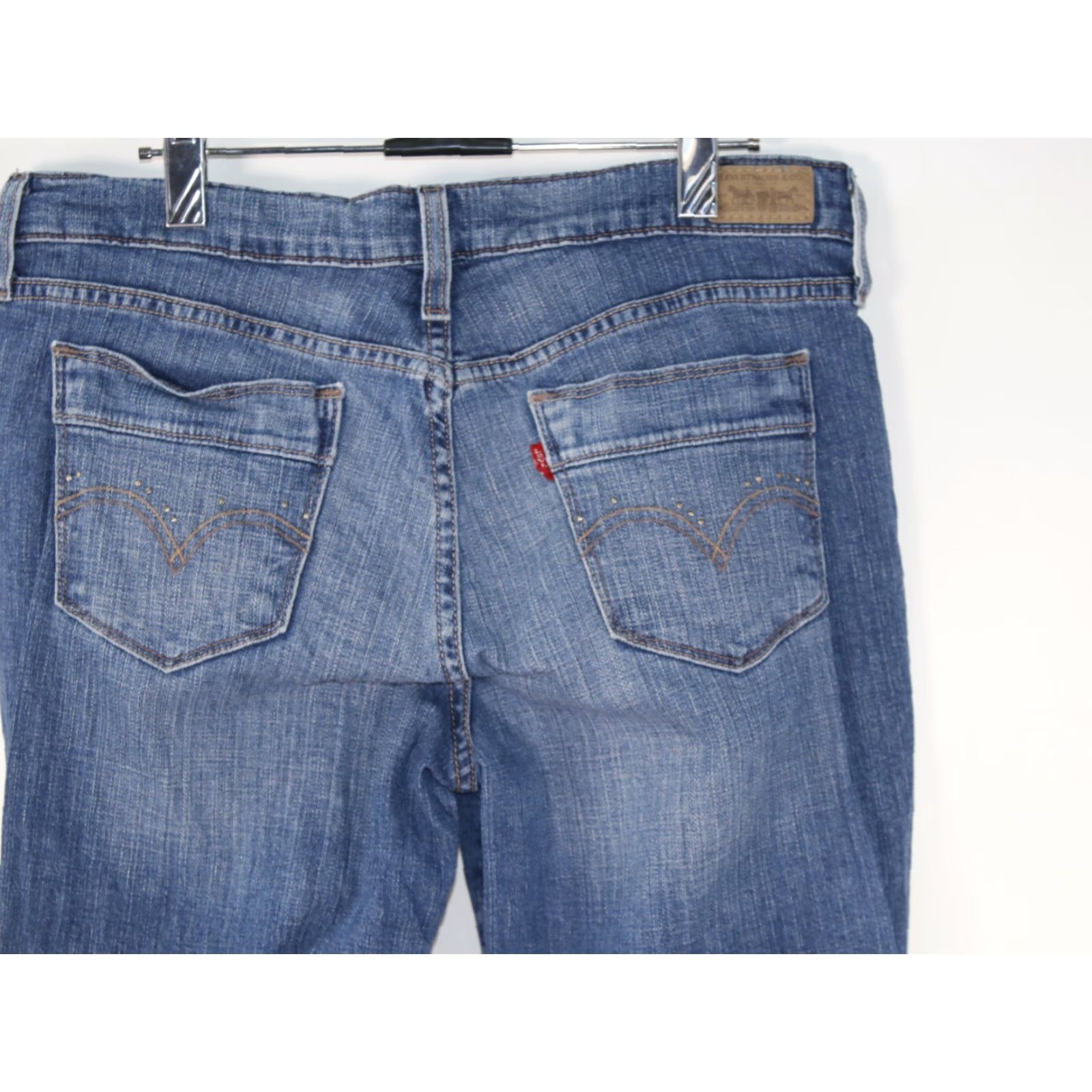 Vintage VINTAGE Levi's 515 Boot Cut Jeans Women's 8 High Rise 31x29 Blue Denim Medium Wash Jeans Women Size 24" / US 00 / IT 34 - 5 Thumbnail