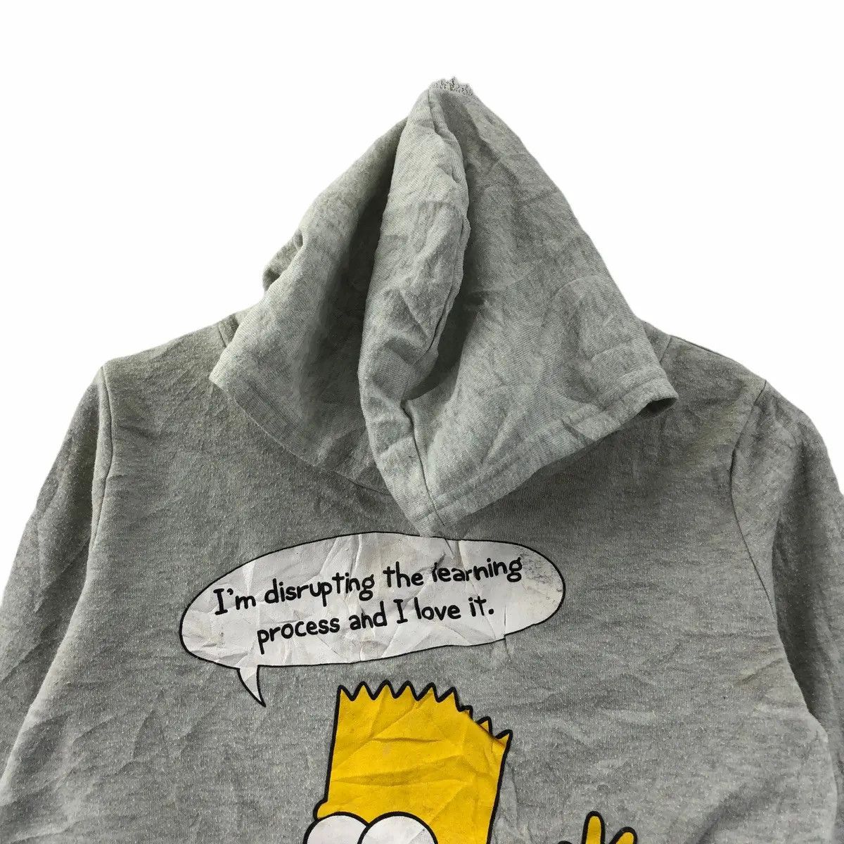 The Simpsons Vtg 90’ BART THE SIMPSONS Cartoon Skateboard Hoodie Size US M / EU 48-50 / 2 - 3 Thumbnail