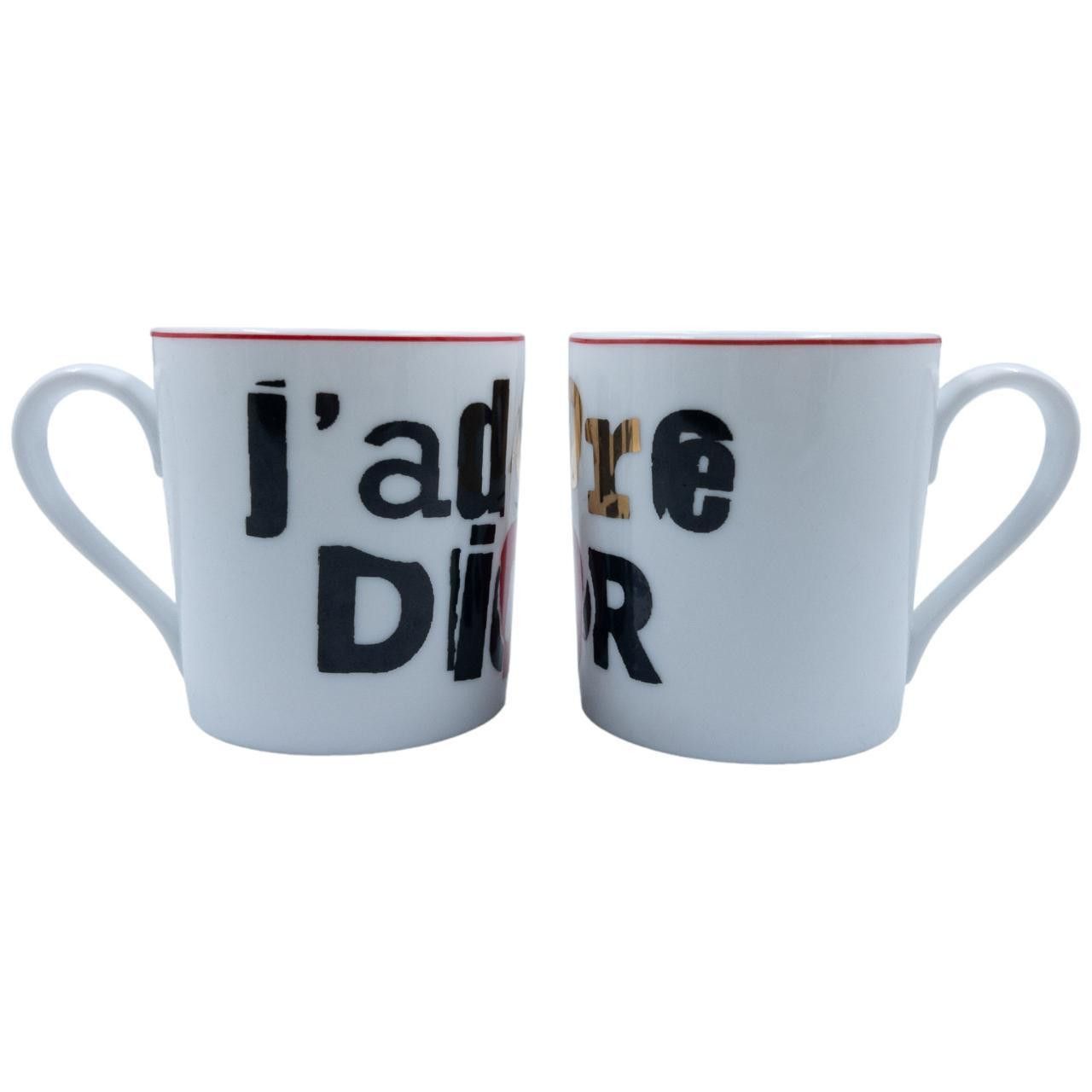 Dior Vintage Dior J'adore Double Mug Set Size ONE SIZE - 2 Thumbnail