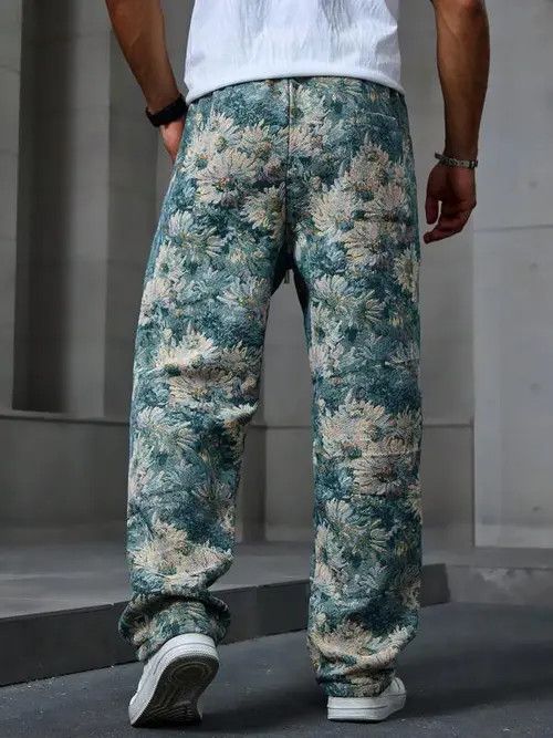 Japanese Brand Horiko x Ayase Floral pattern Artistic pants drip Size US 34 / EU 50 - 7 Thumbnail