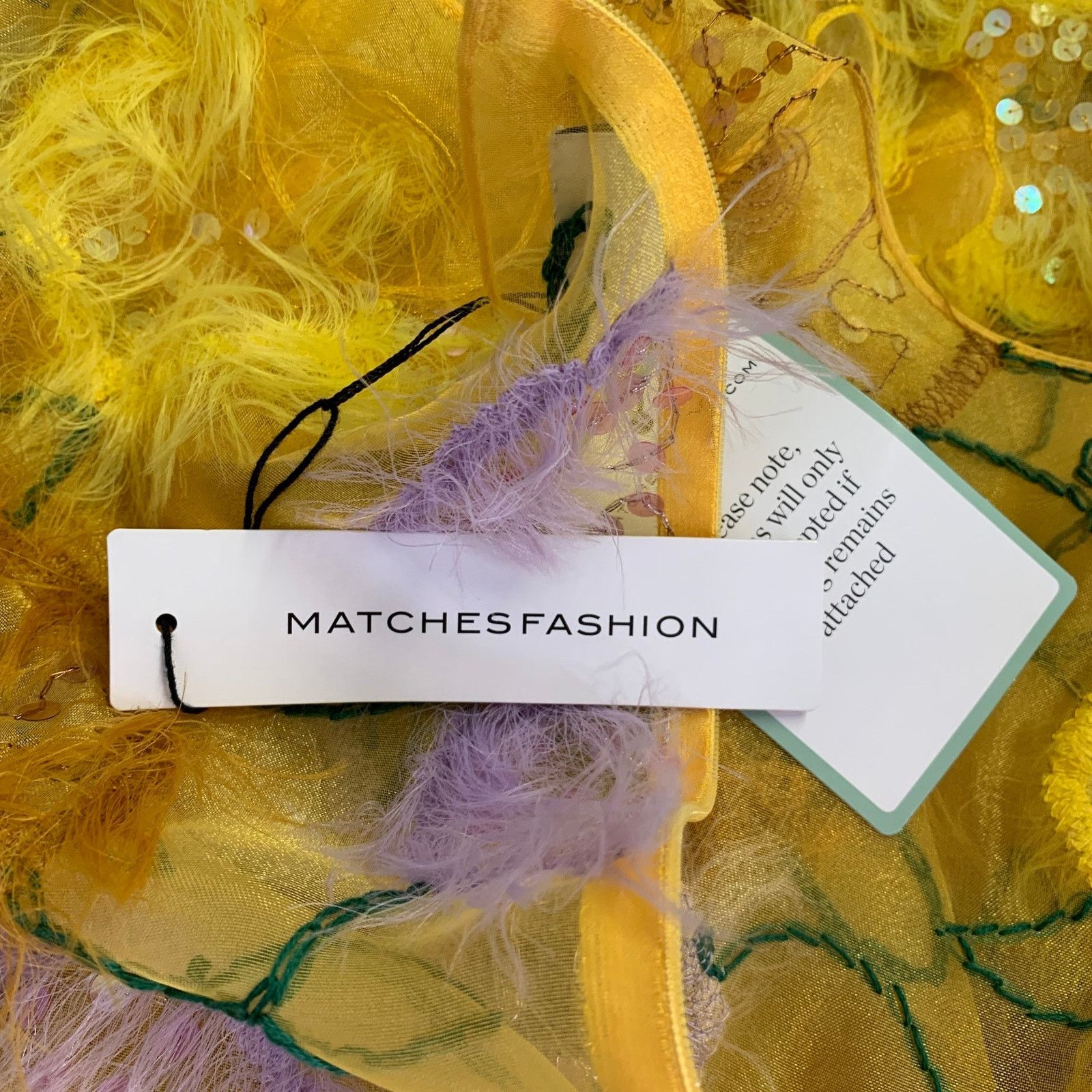 ASHISH ASHISH Size L Organza Ostrich Cocktail Dress Size L / US 10 / IT 46 - 7 Thumbnail