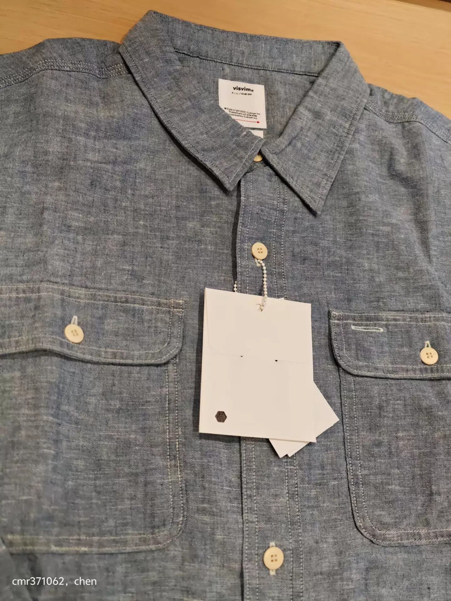 Visvim VISVIM 24AW LANGER CHAMBRAY L/S Lt Indigo 3 buffalo buttons Size US L / EU 52-54 / 3 - 2 Thumbnail