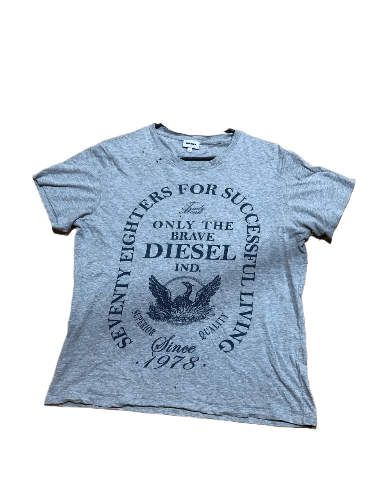 Diesel Vintage Diesel Big Y2K Logo Short Sleeve T-Shirt Size M Size US M / EU 48-50 / 2 - 1 Thumbnail