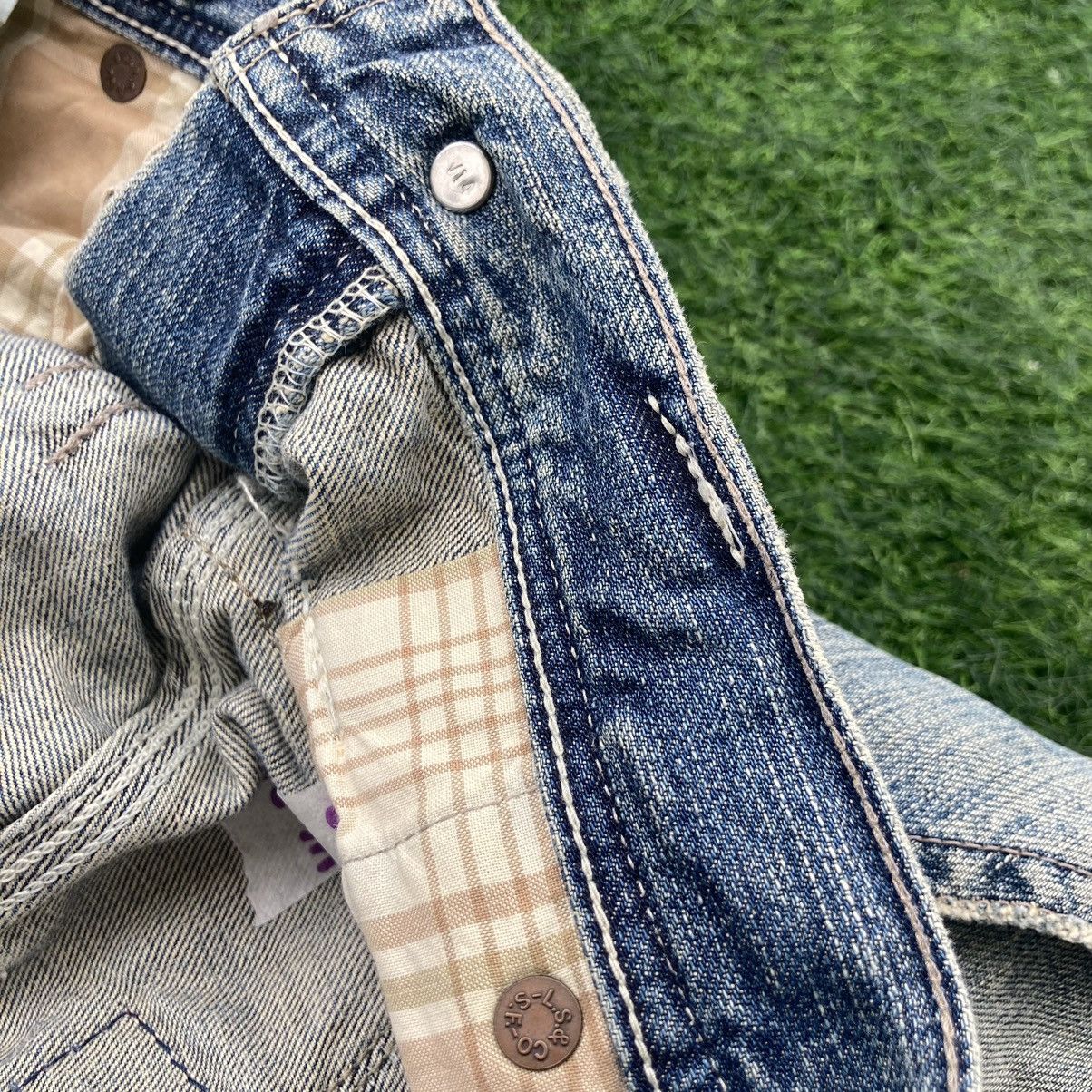 Levi's LEVI’S ORIGINAL RIVETED PATCHWORK JEANS Size US 31 - 18 Thumbnail