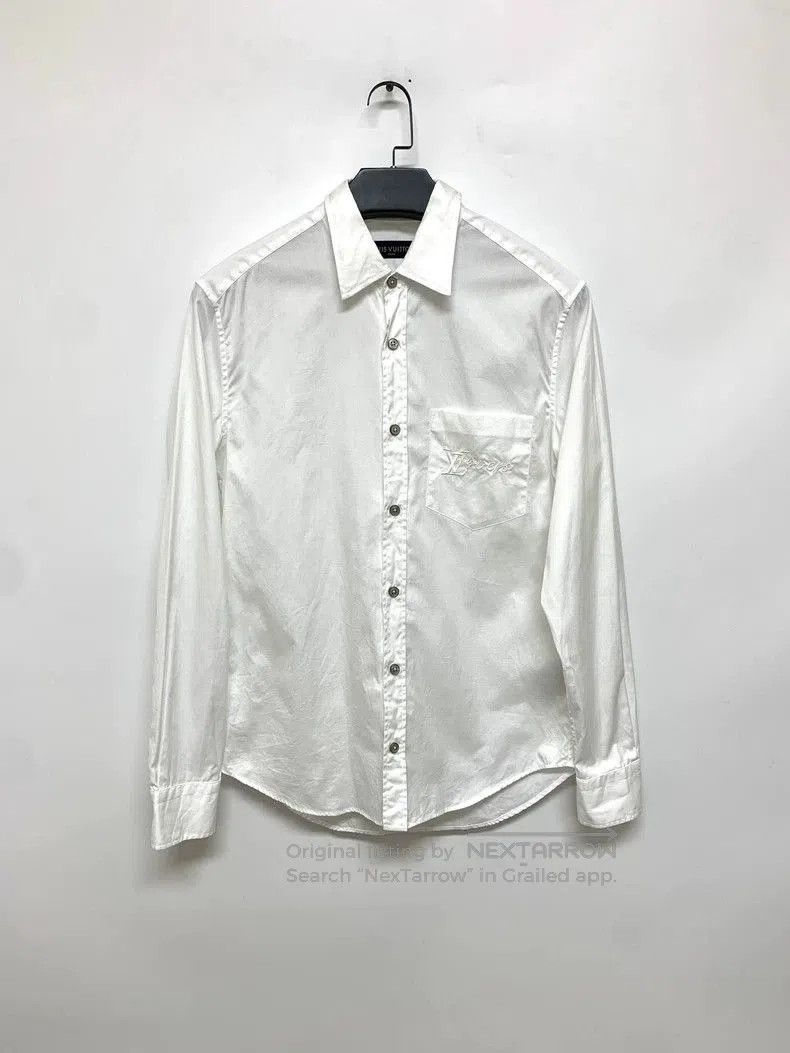 Louis Vuitton Louis Vuitton 24 Pearl Button Logo Shirt. Size US XS / EU 42 / 0 - 1 Thumbnail