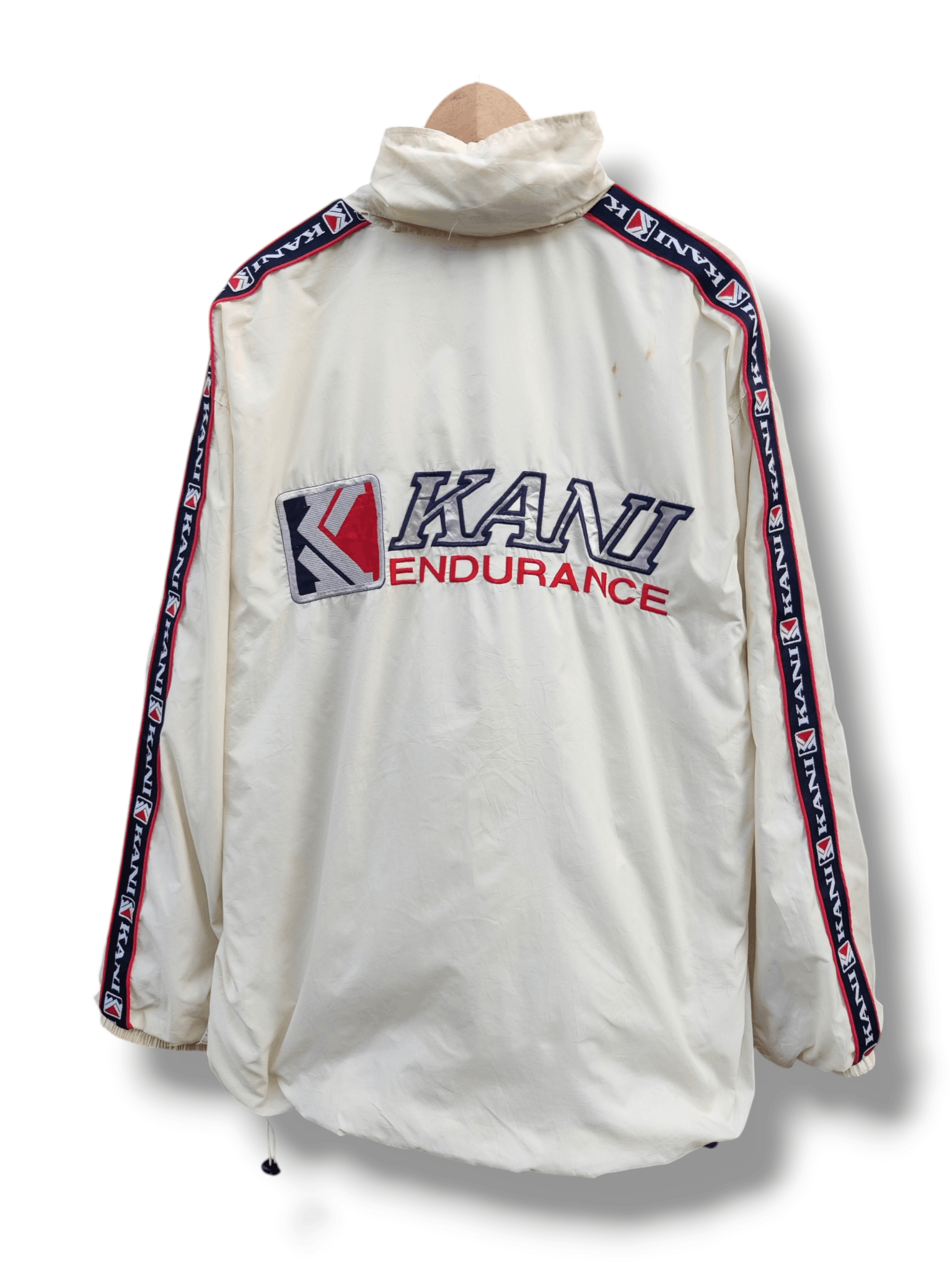 Karl Kani Vintage Karl Kani Jeans Spellout Side Tap Jacket Size US XL / EU 56 / 4 - 1 Thumbnail