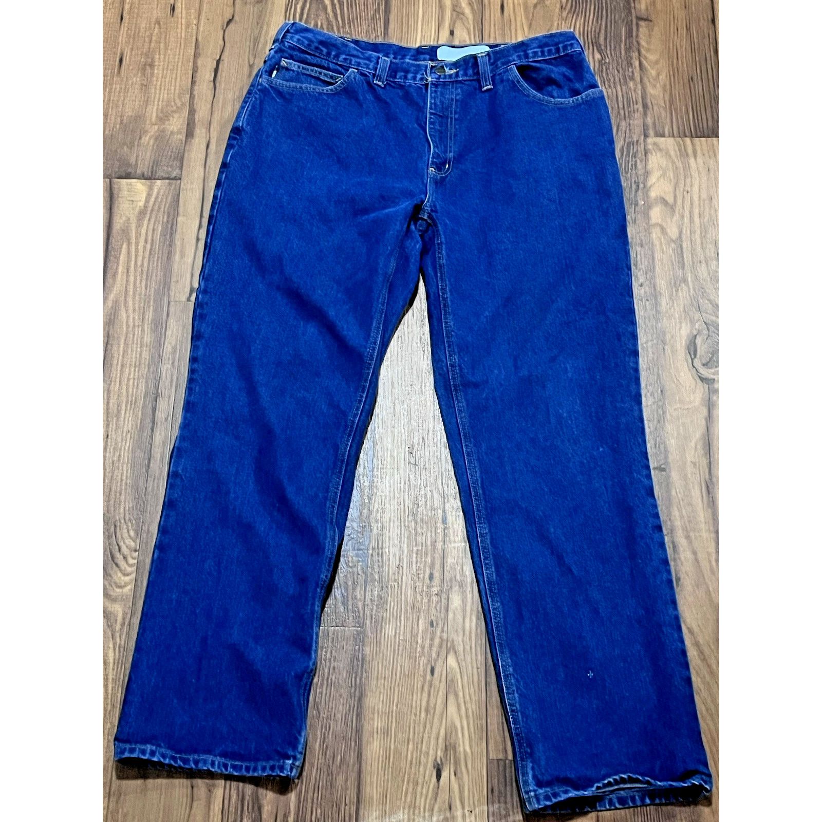 Carhartt Carhartt FR 2112 NFPA CAT2 Demin Jean Blue Cotton Size 38x32 Size US 38 / EU 54 - 1 Thumbnail
