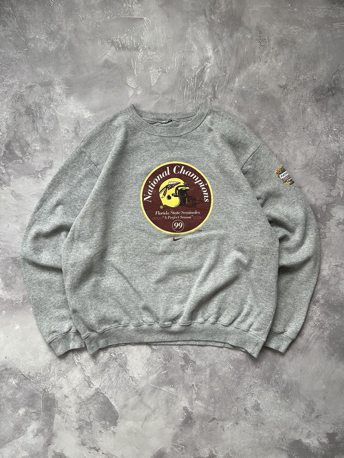 Nike Vintage 2000 Nokia Sugar Bowl National Champions SweatShirt Size US L / EU 52-54 / 3 - 1 Thumbnail