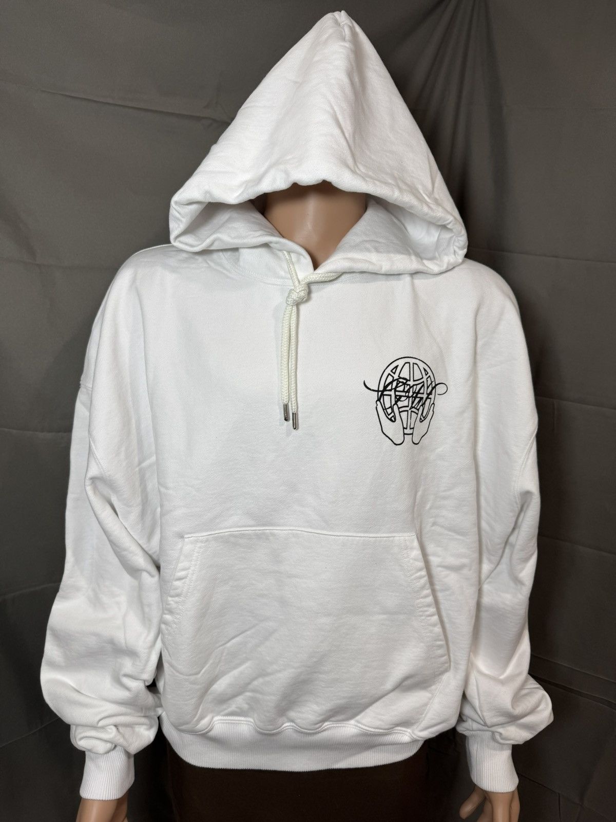 Designer × Off-White × Supreme Off-White Hand Arrow Boxy Hoodie Size US M / EU 48-50 / 2 - 1 Thumbnail